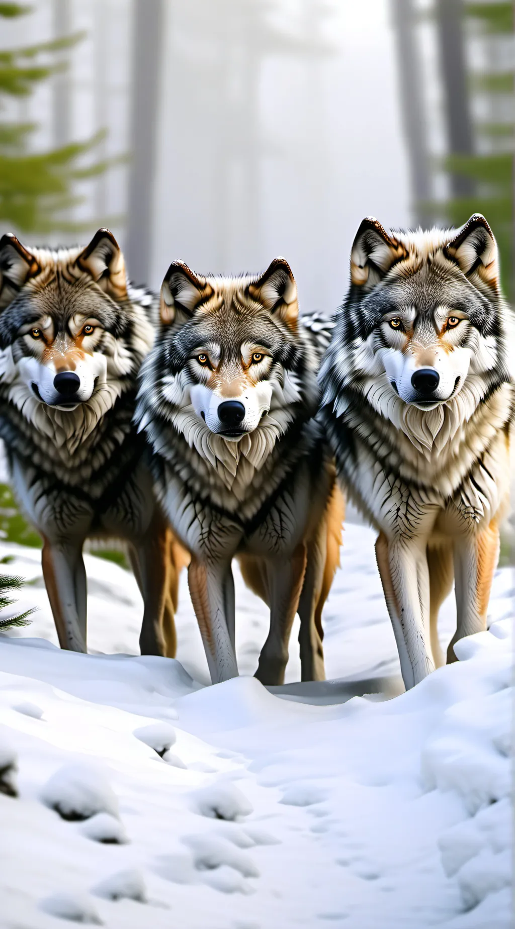 ai character: Wolf pack background