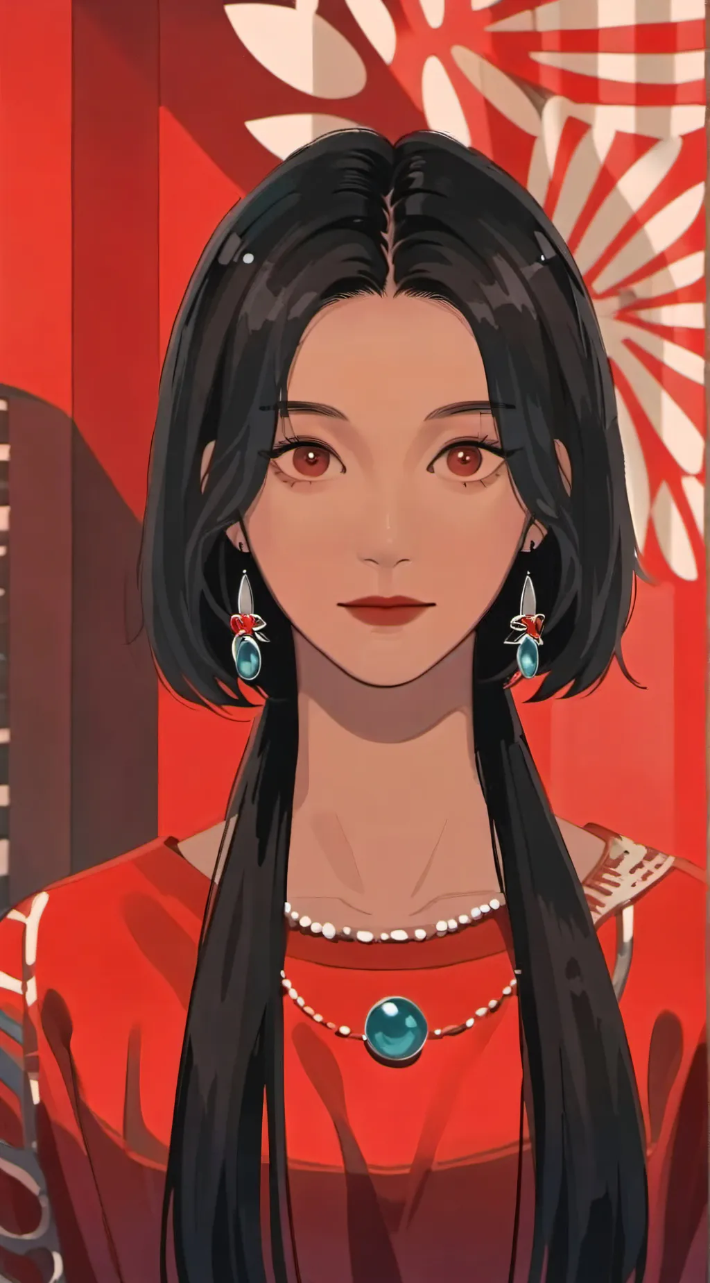 ai character: Rose background