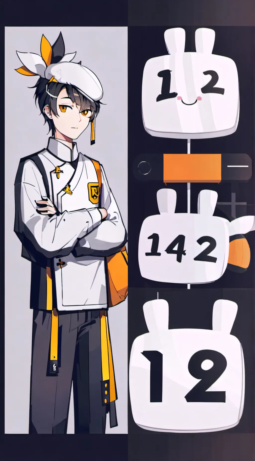 ai character: Numberblocks background