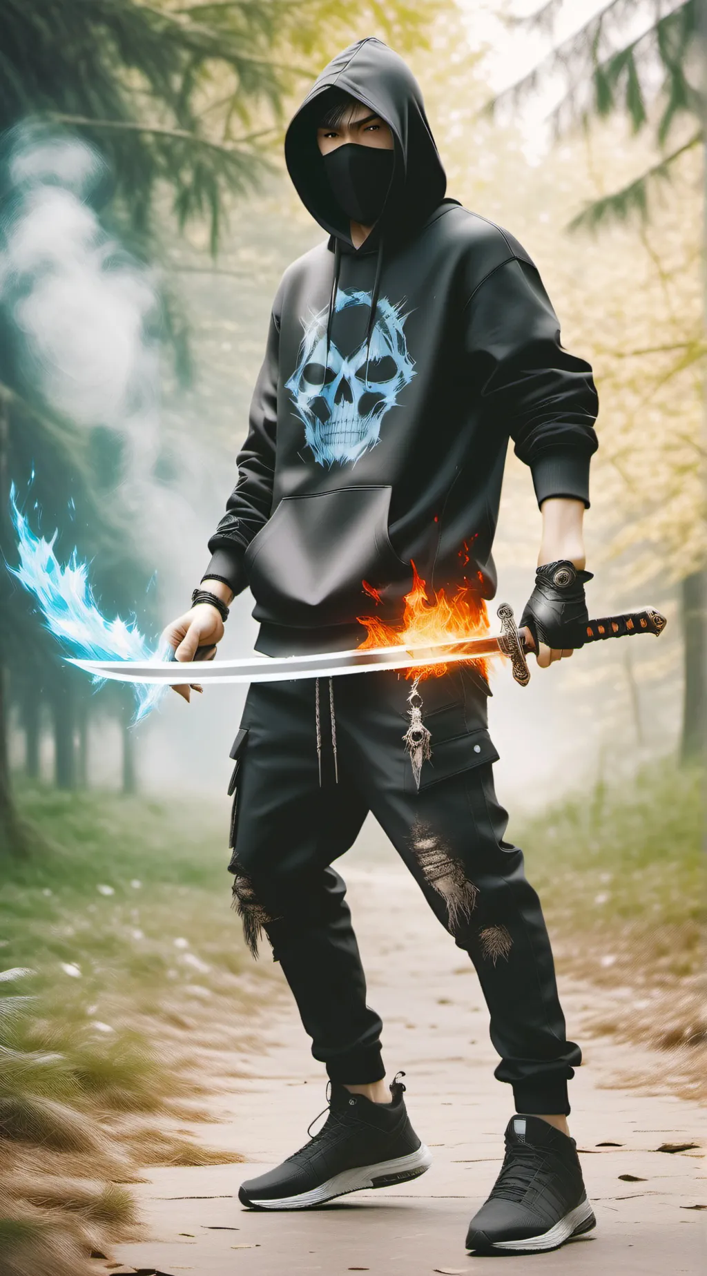 ai character: Shadow background