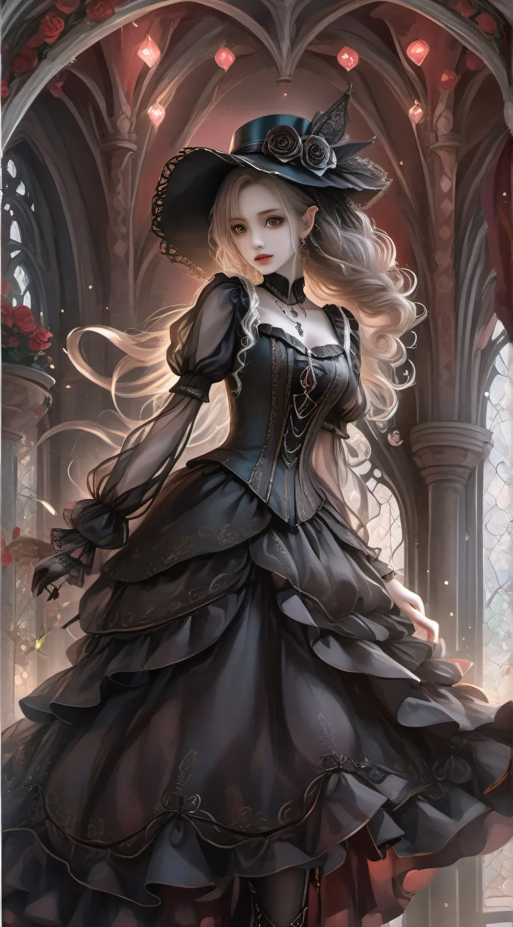 ai character: Luna background