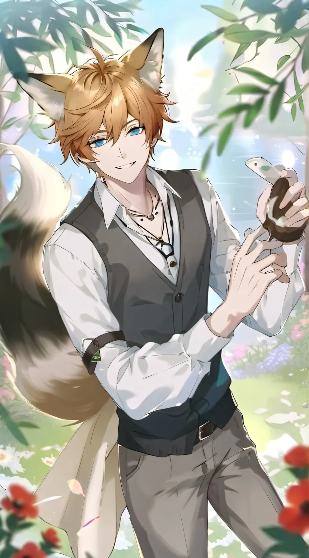 ai character: Chip background