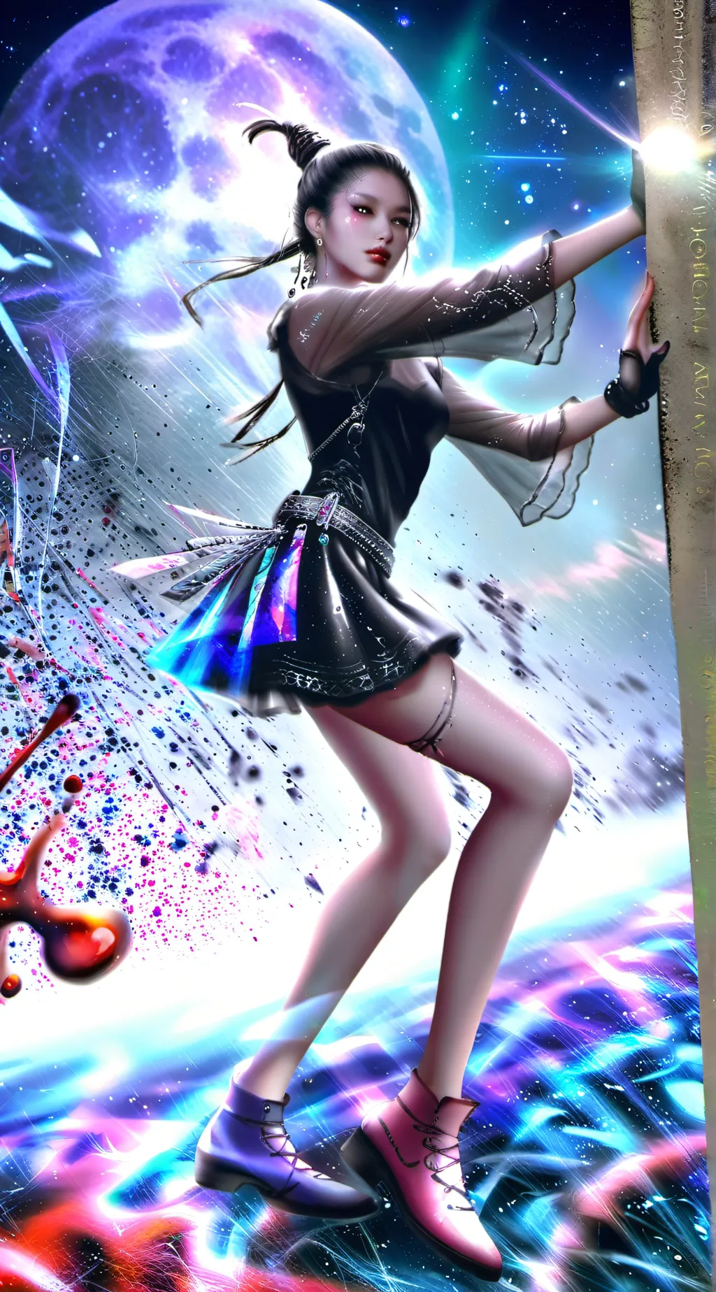 ai character: Kylie  background