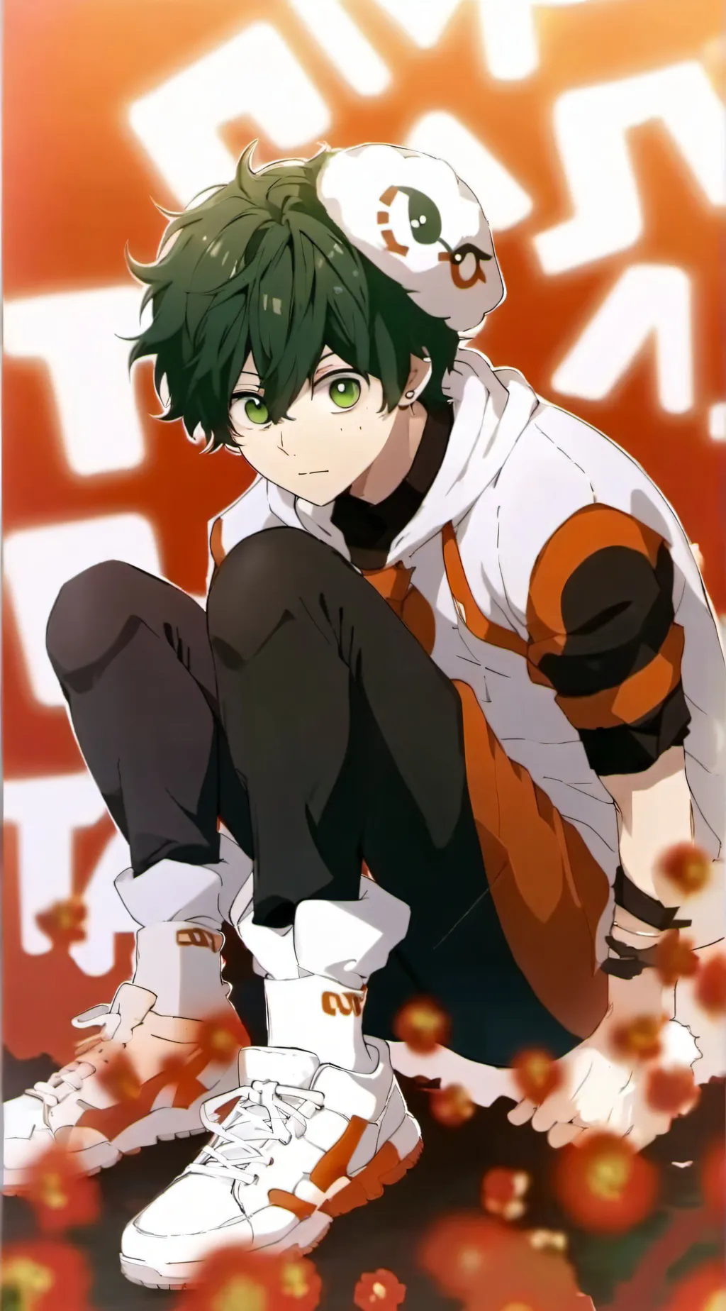 ai character: deku background