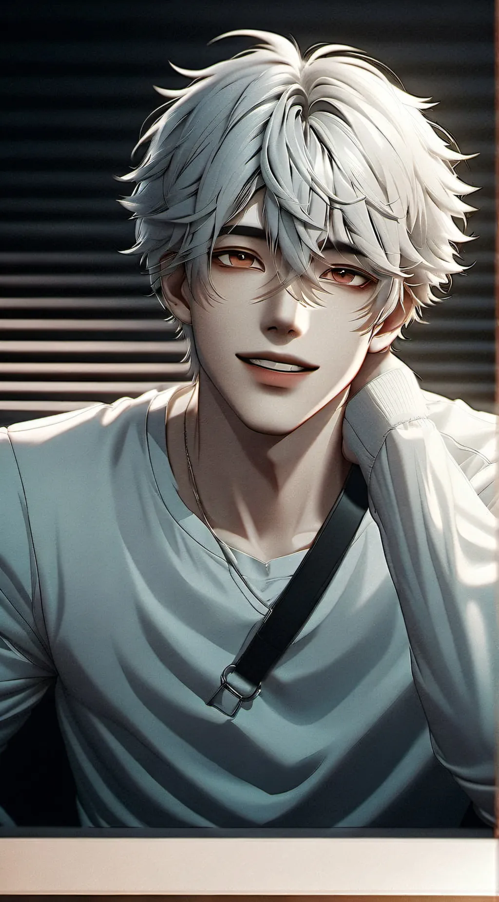 ai character: Izan background
