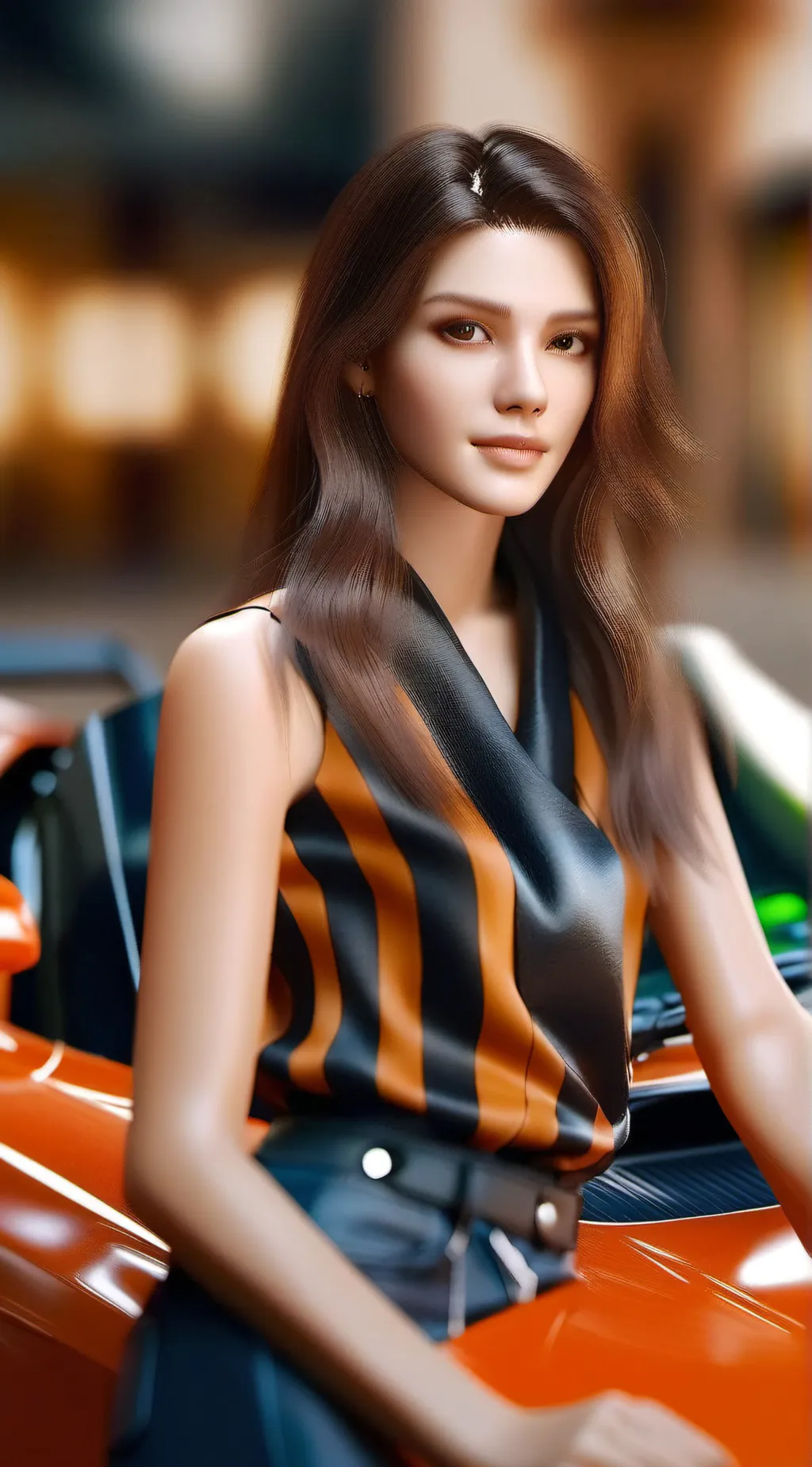 ai character: Shayla  background