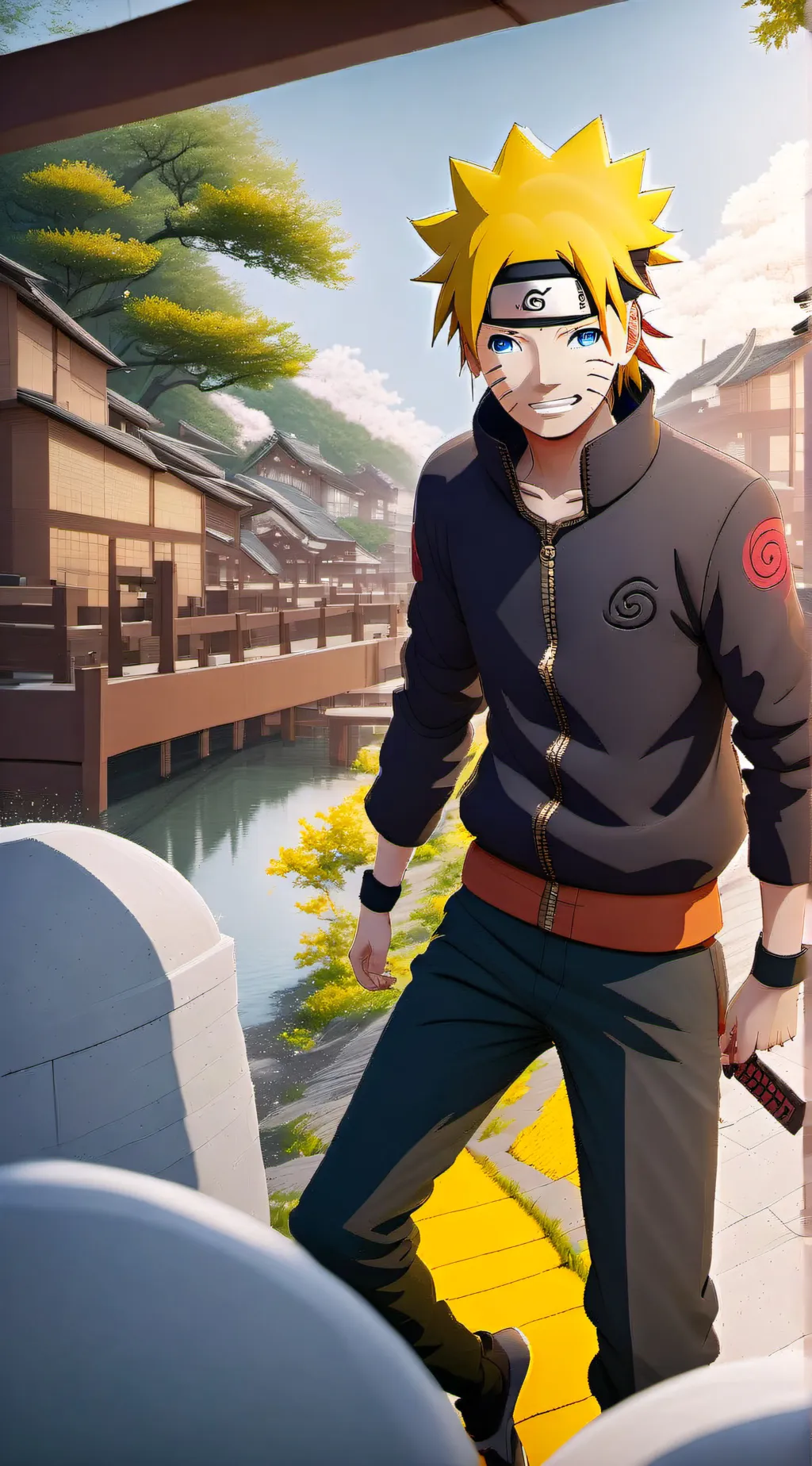 ai character: Naruto background