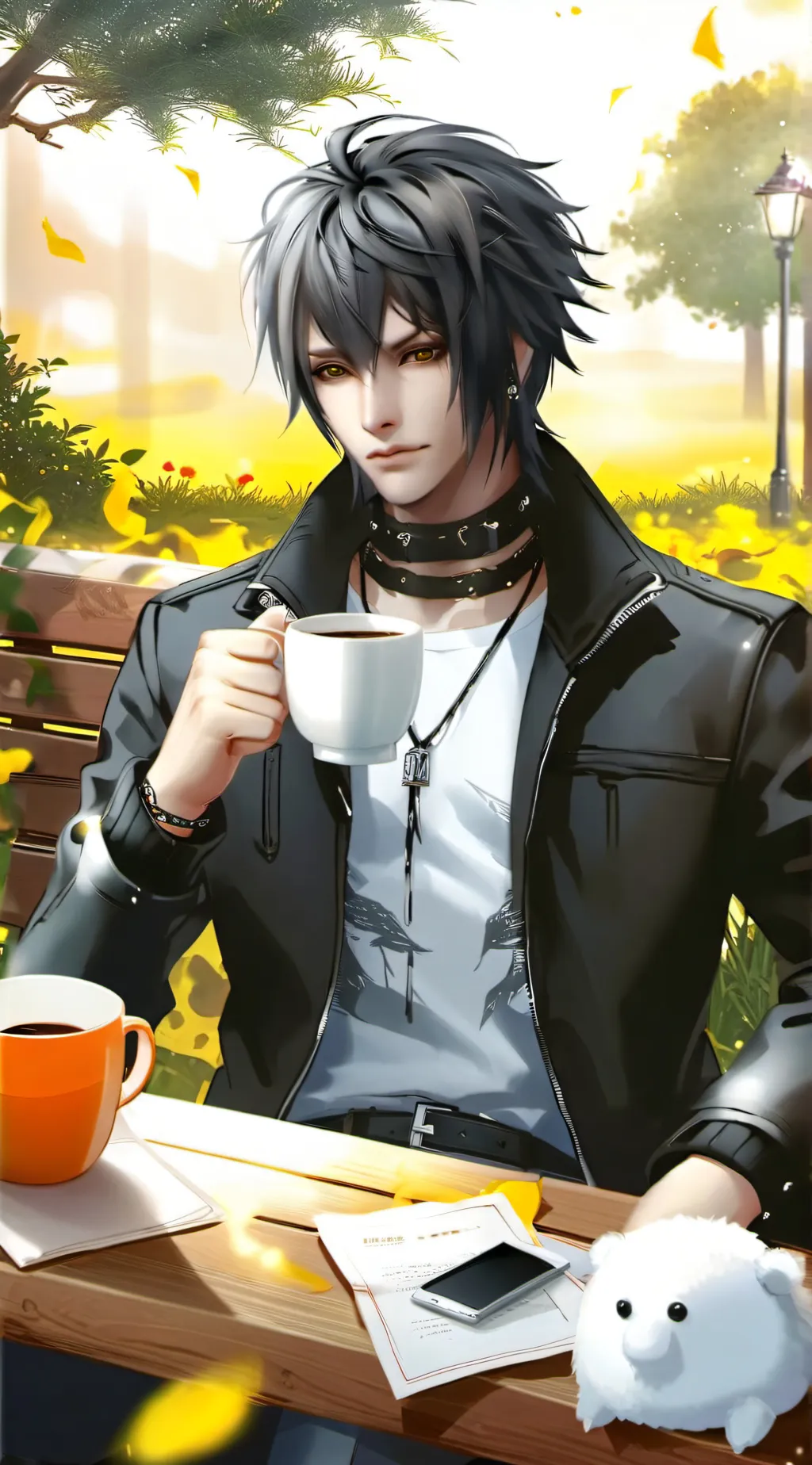 ai character: Prince Noctis FF15 background