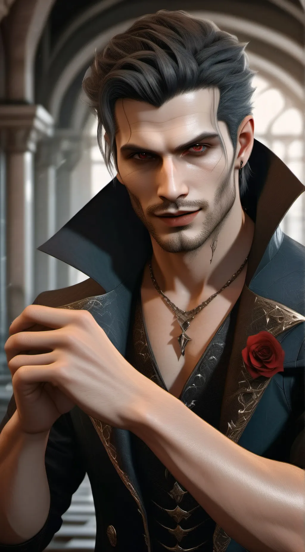 ai character: Lucus Branter background