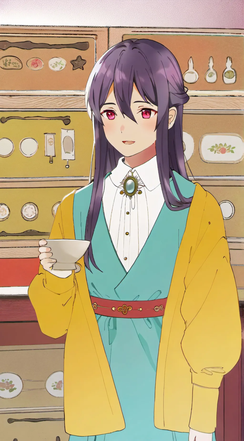 ai character: YURI background
