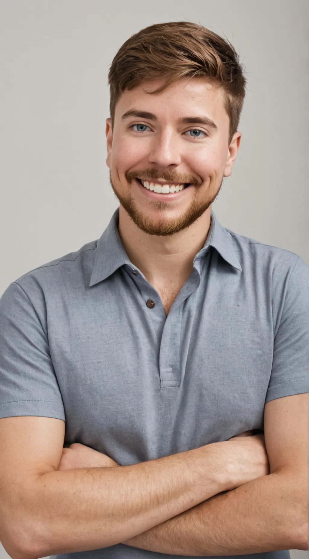 ai character: MrBeast  background