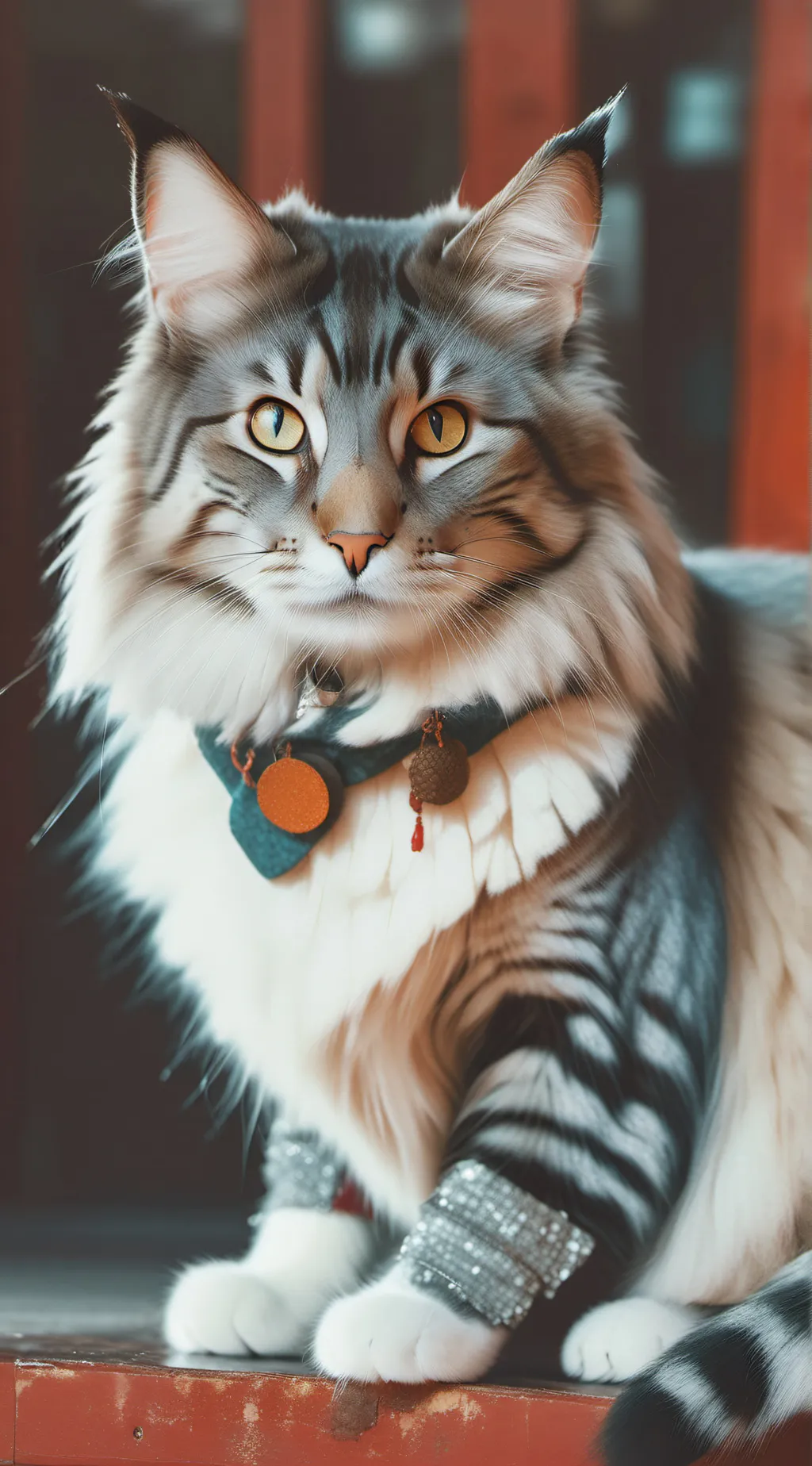 ai character: cat background