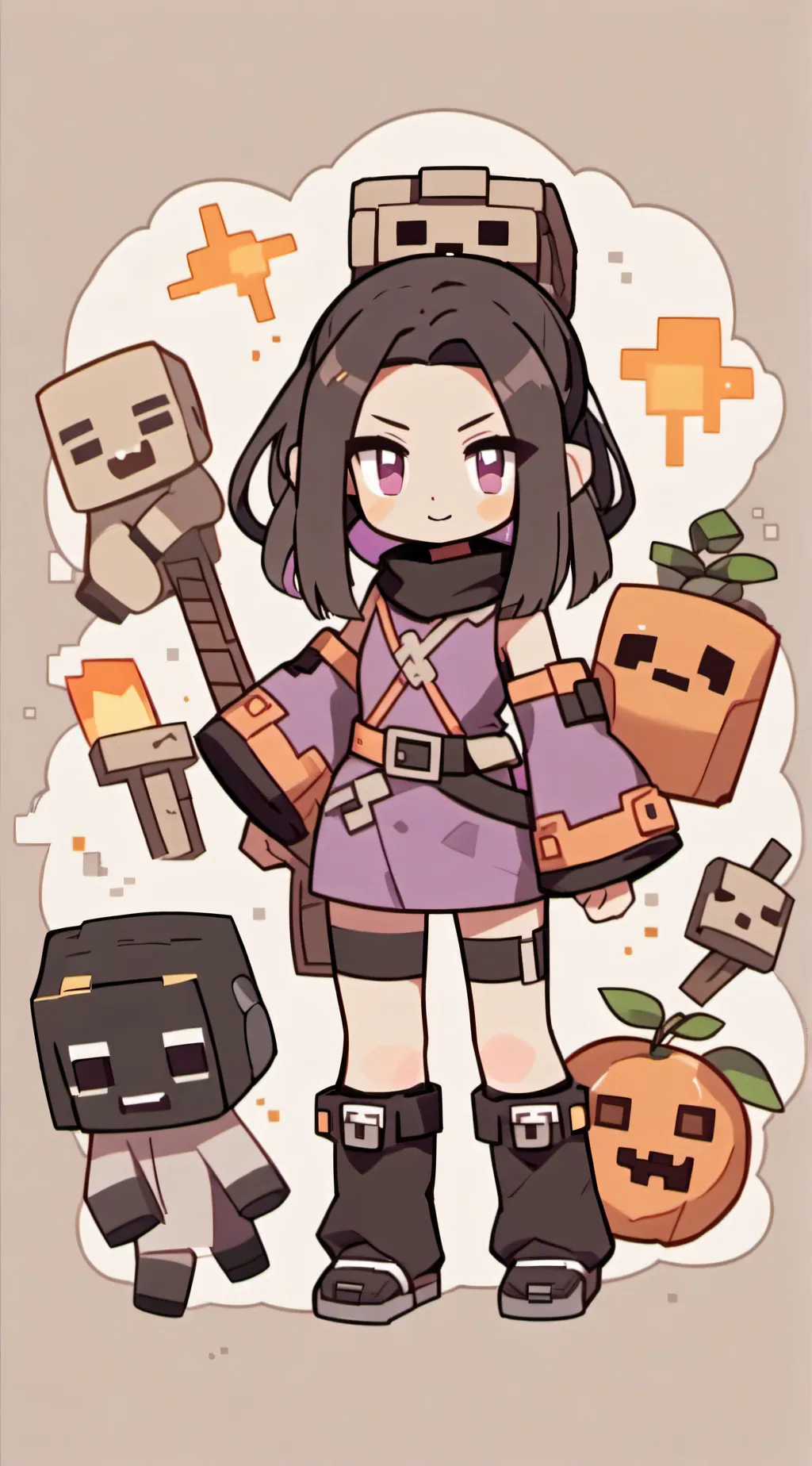 ai character: Aphmau background