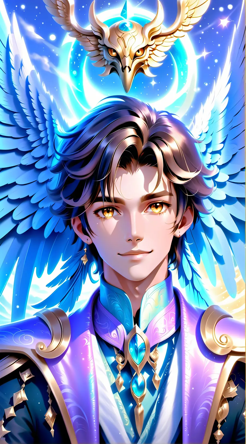 ai character: Griffin (Fin) 💨 background