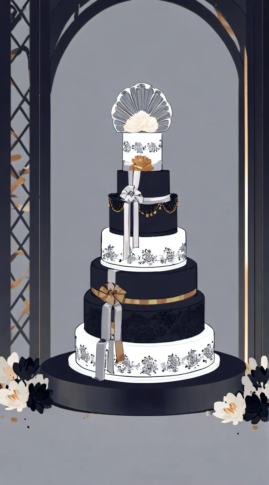 ai character: Mlp wedding background