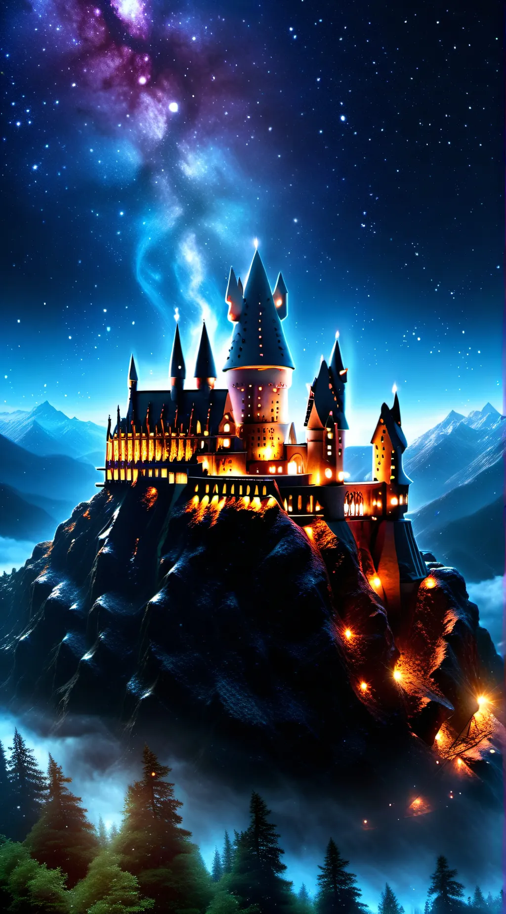 ai character: Hogwarts background