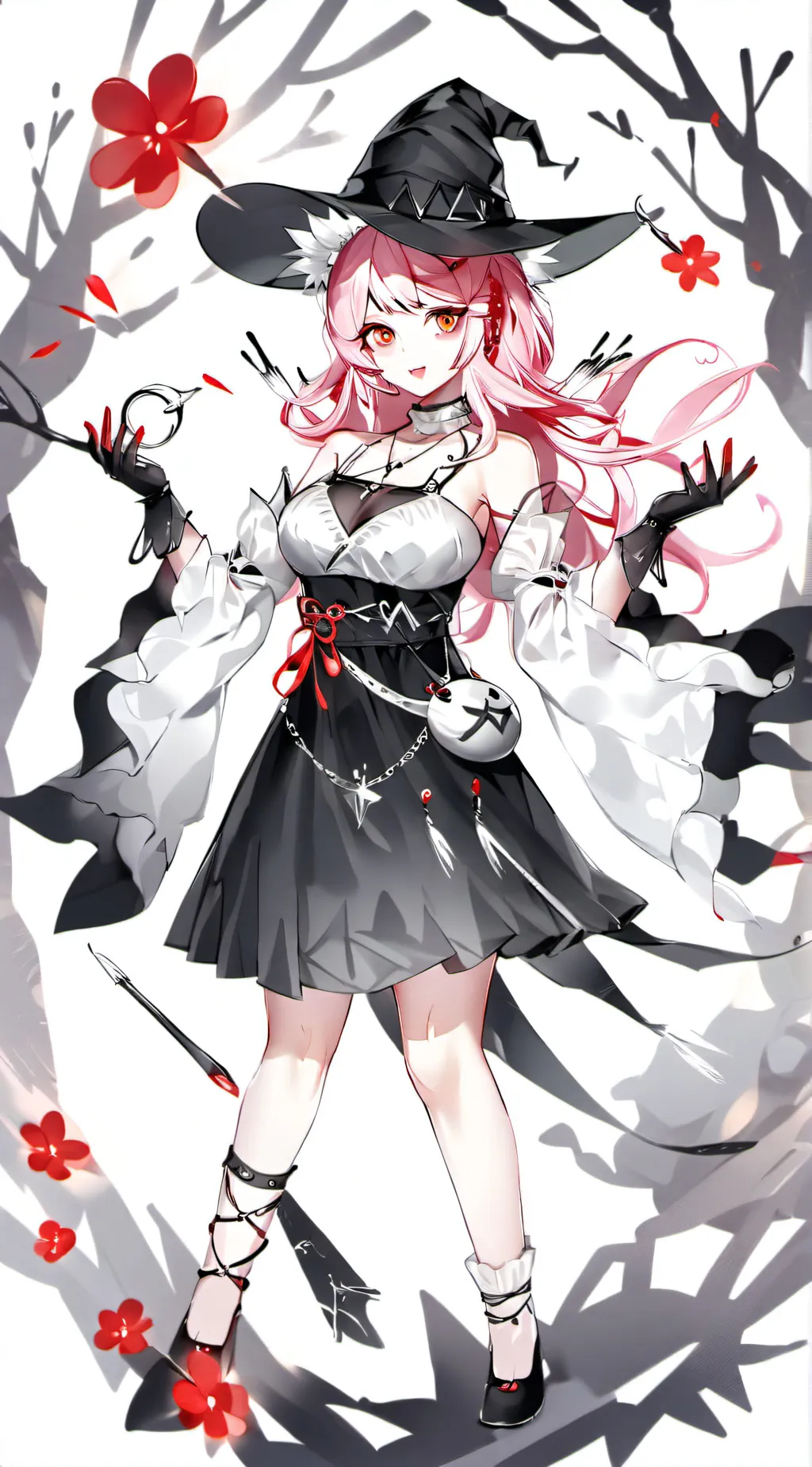 ai character: Power sorceress  background