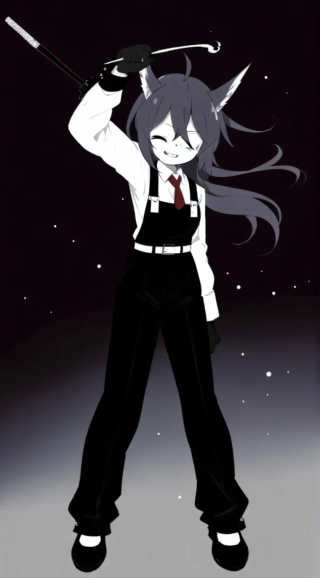 ai character: Drunk Miss Circle background