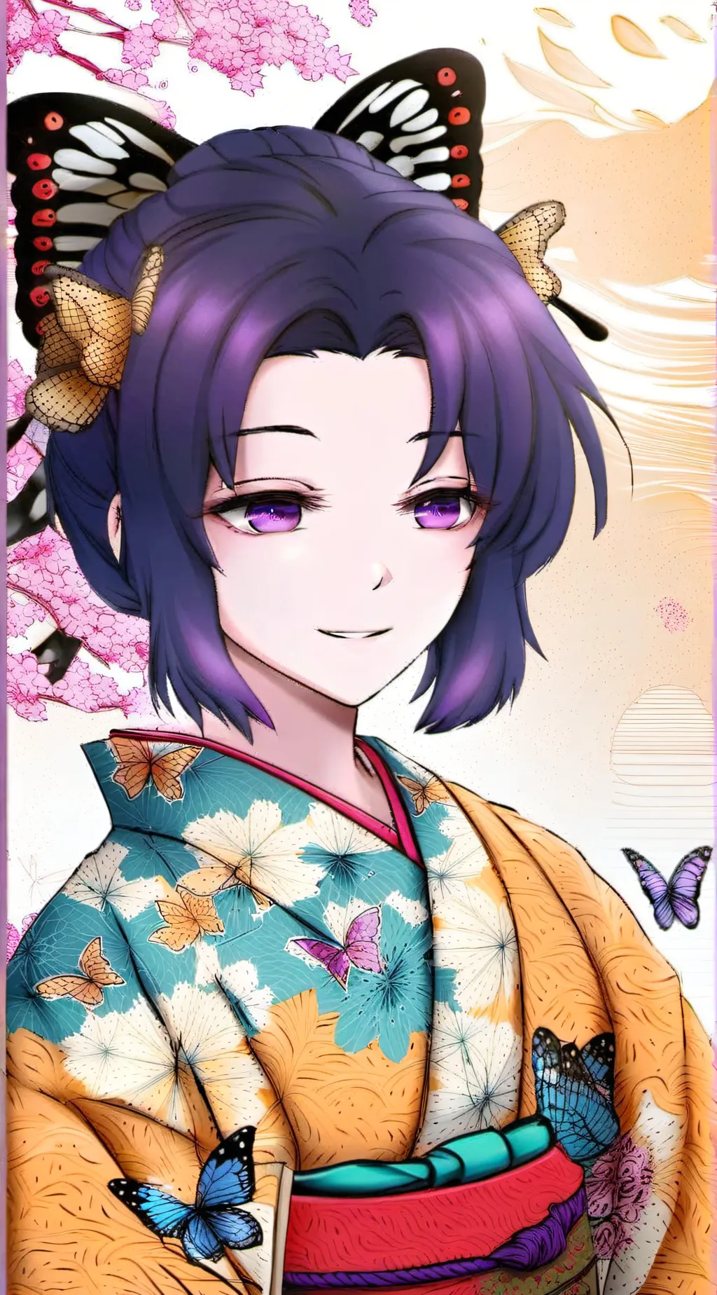 ai character: Shinobu Kocho background