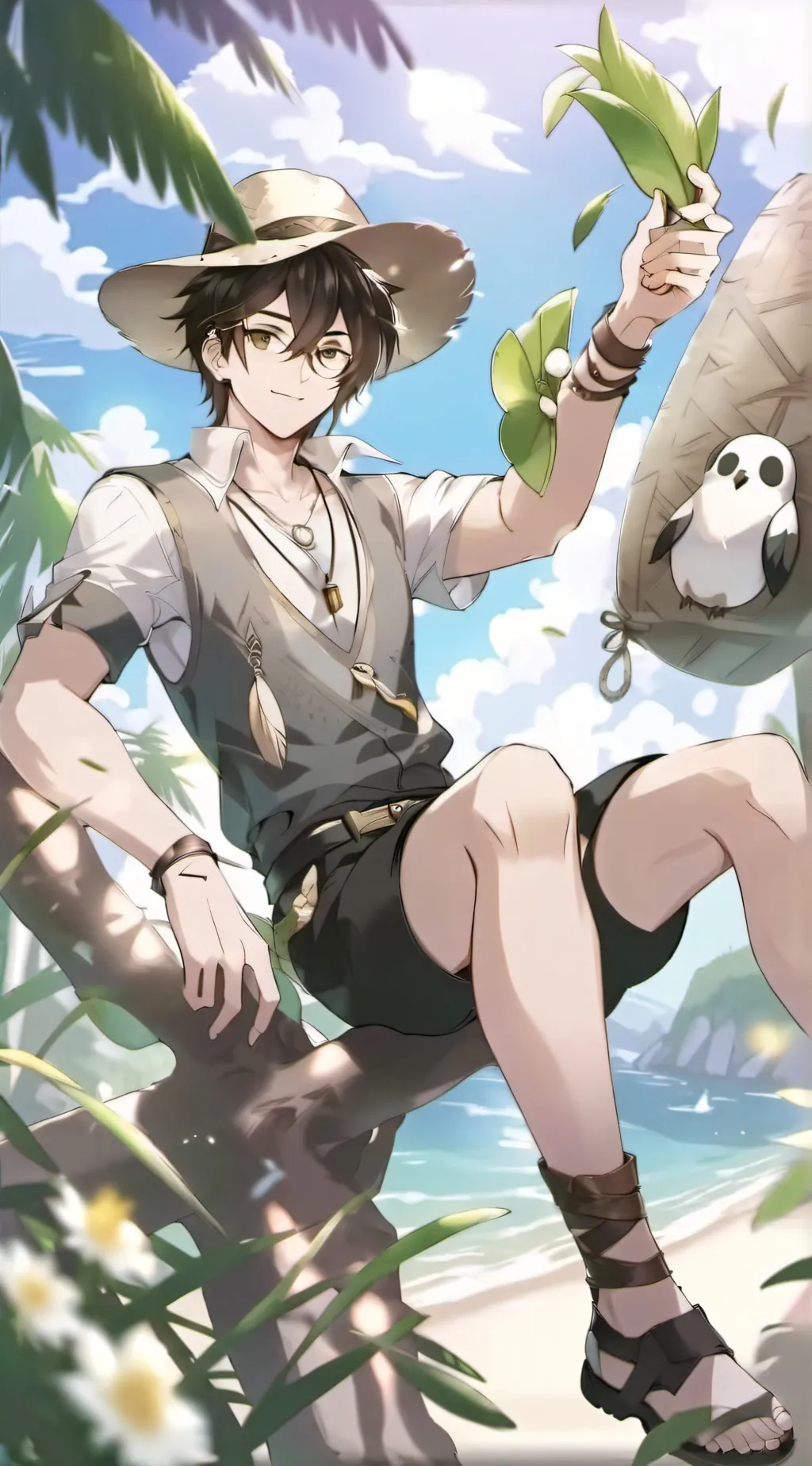 ai character: Zero background