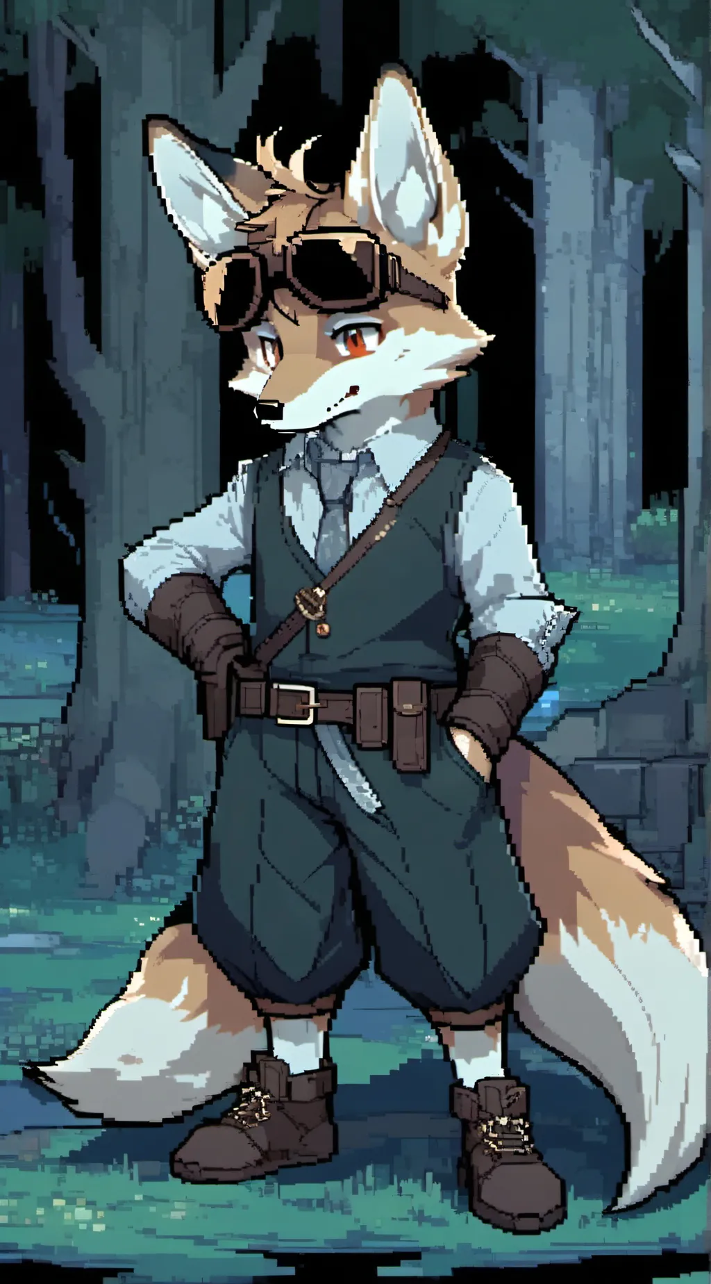 ai character: ~ Miles Prower ~ background