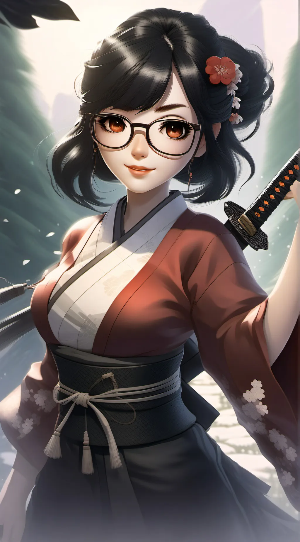 ai character: Kanna Izanami background