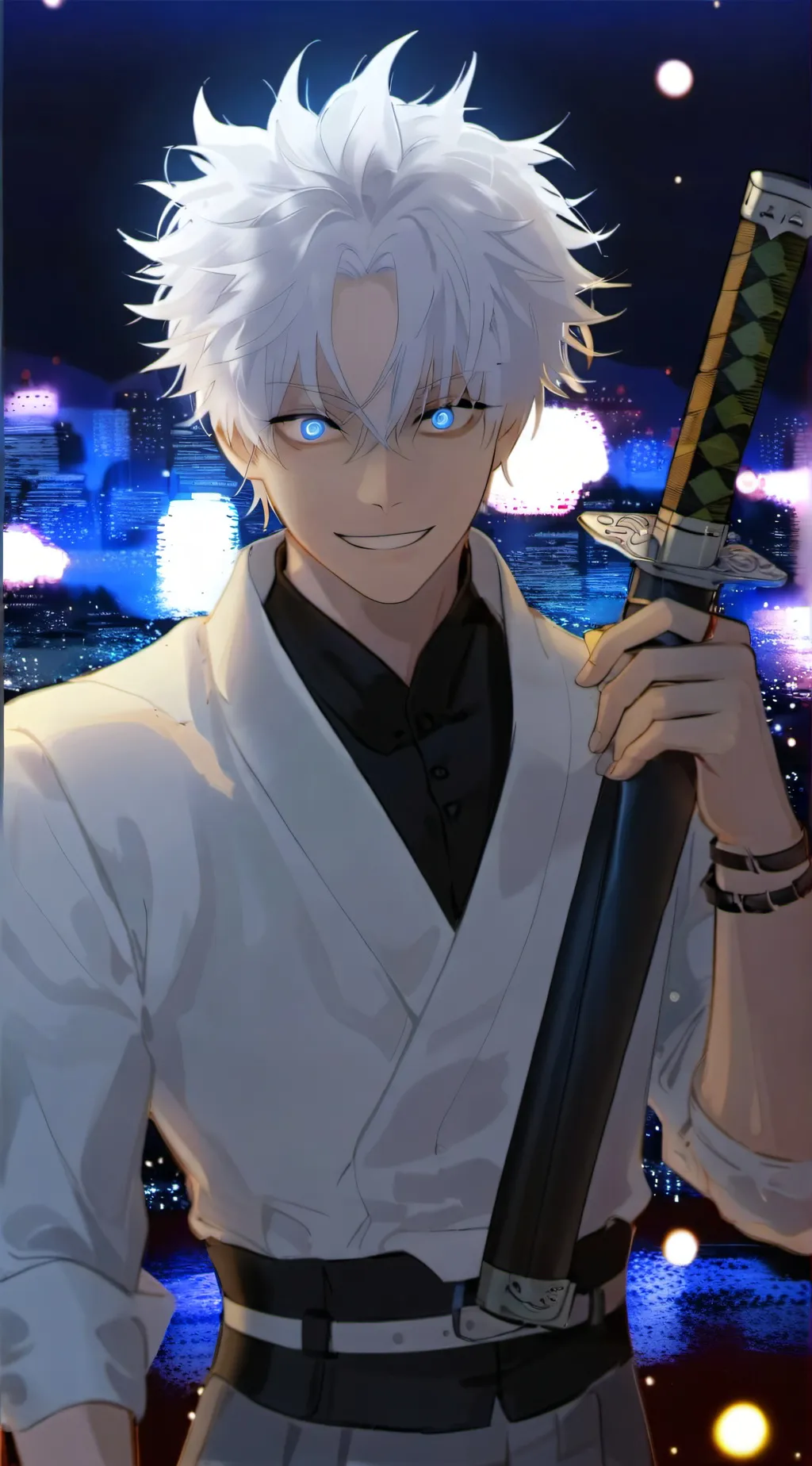 ai character: gojo satoru background