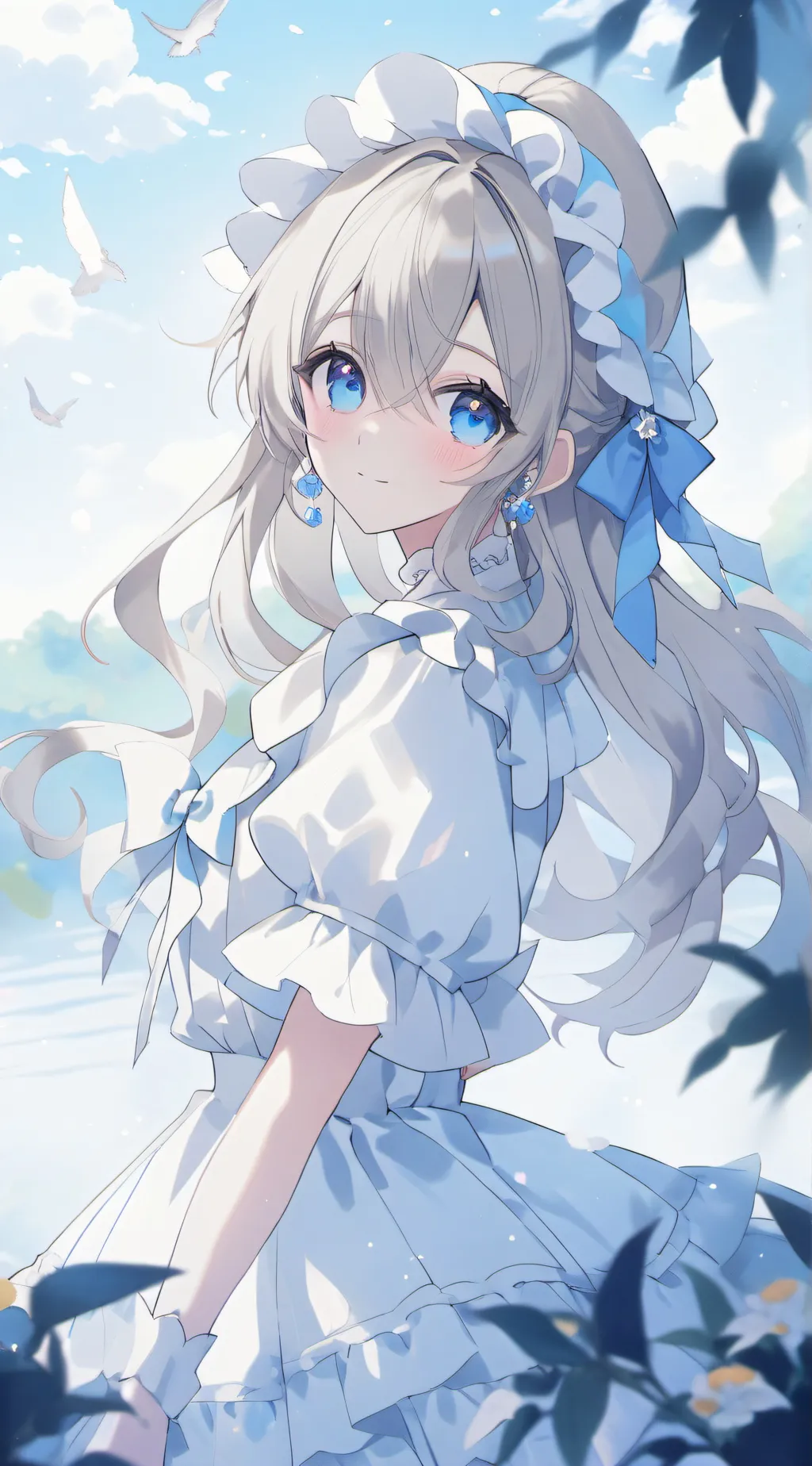 ai character: Aurora  background