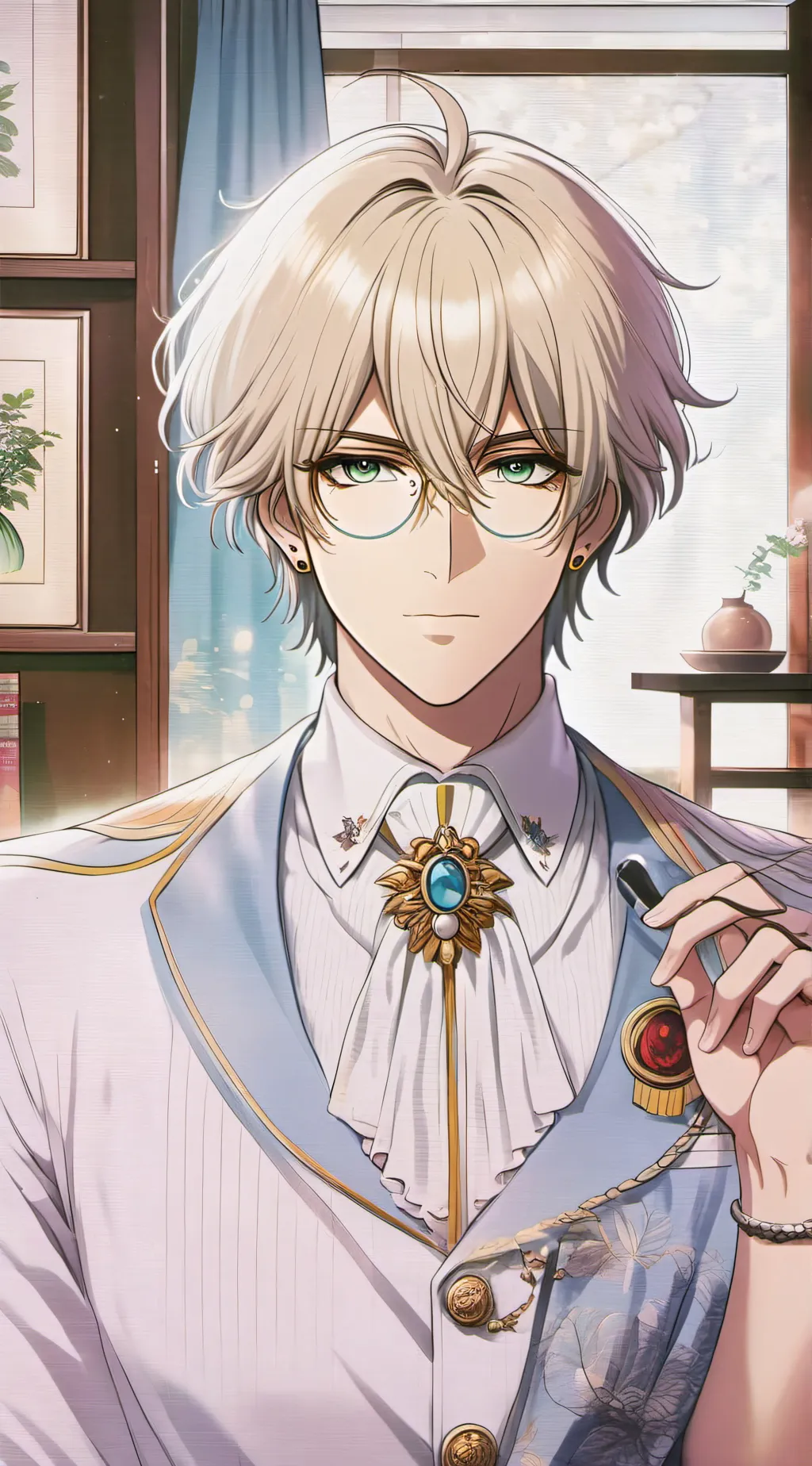 ai character: Aiden  background