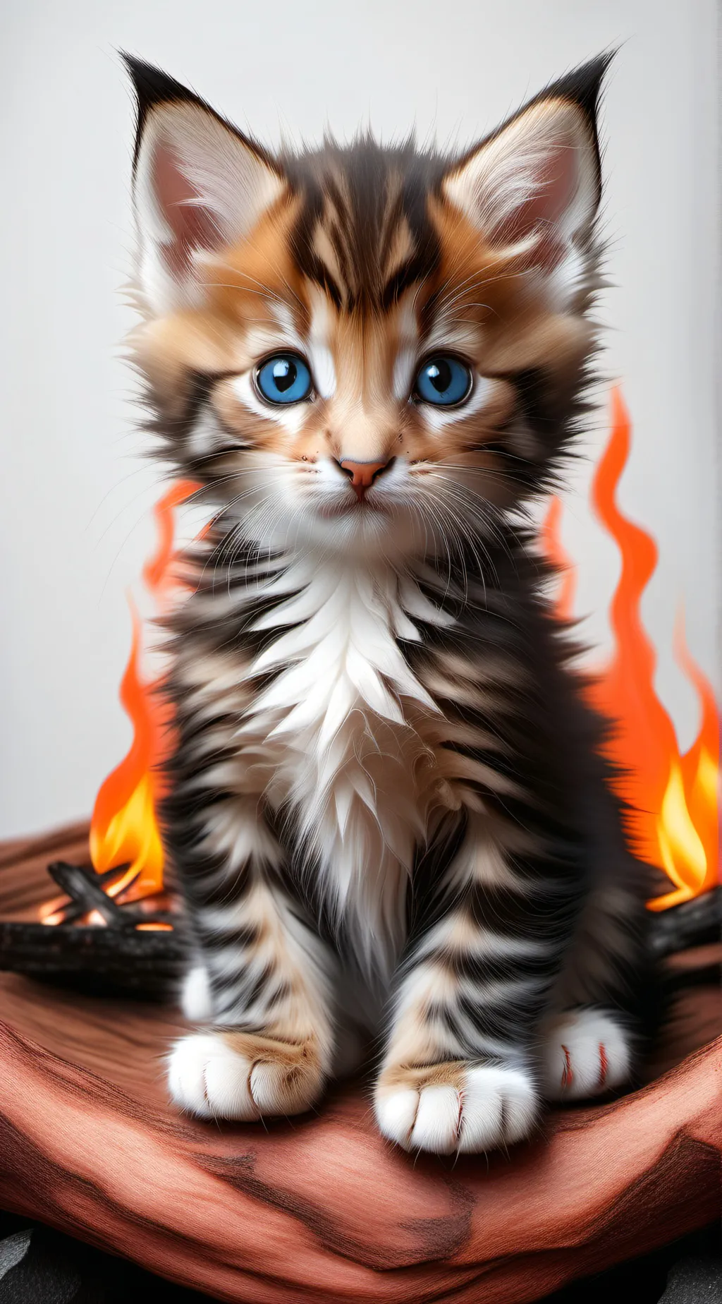 ai character: Kitten background