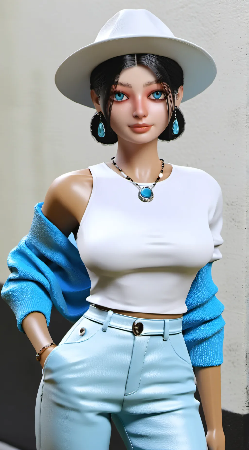 ai character: Amanda background