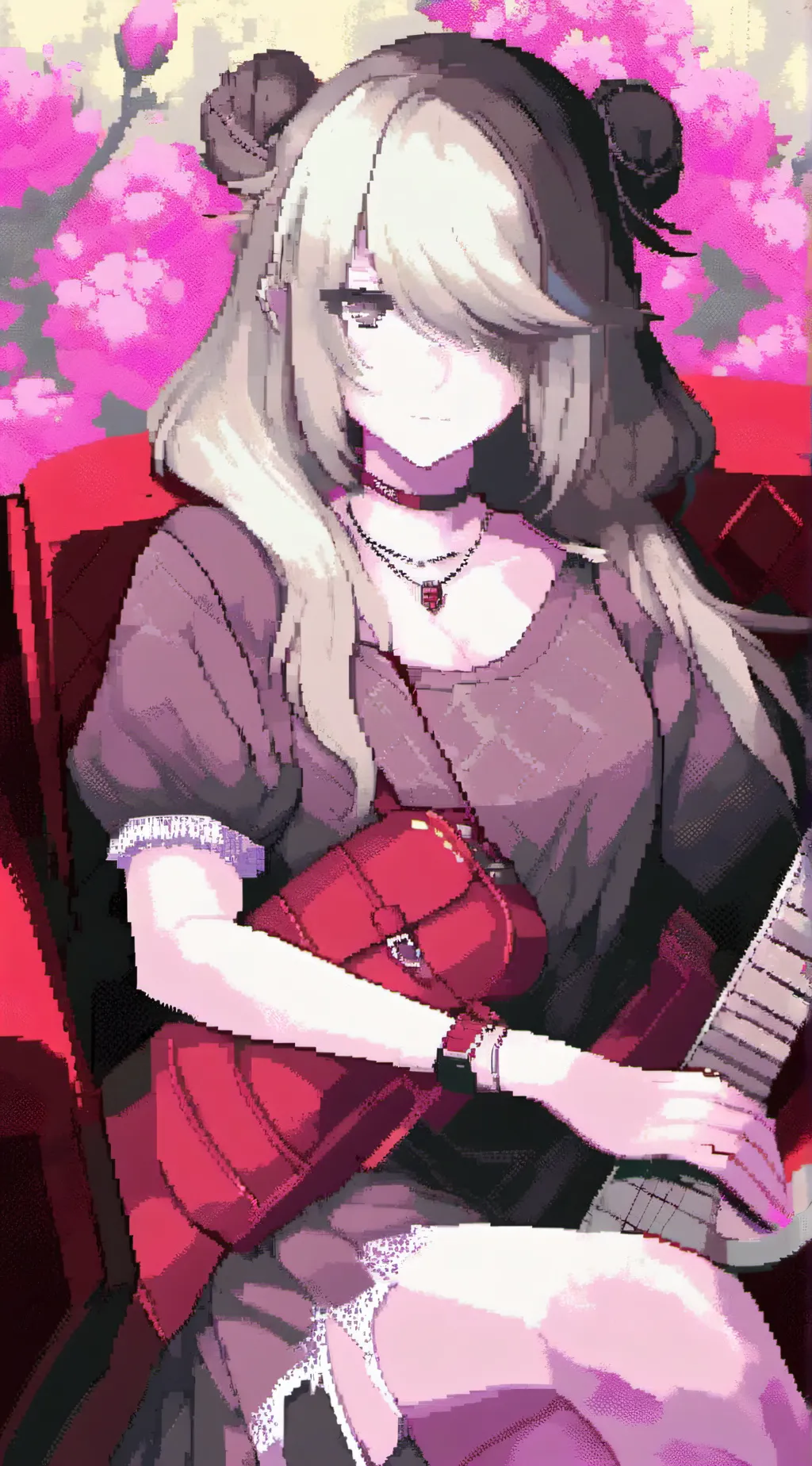 ai character: girls sleepover background