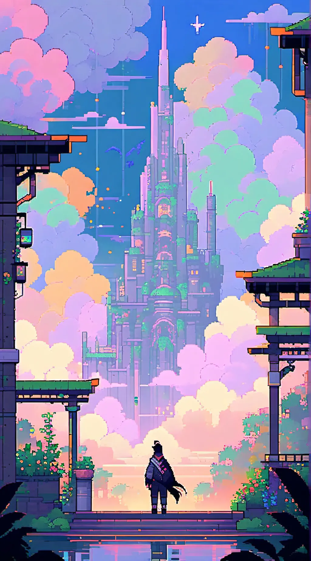 ai character: District arc background