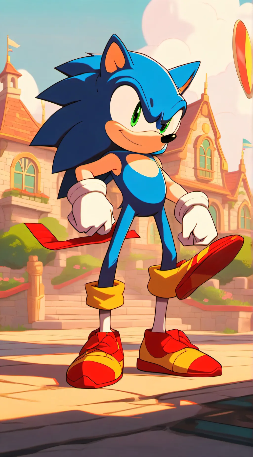 ai character: Sonic background