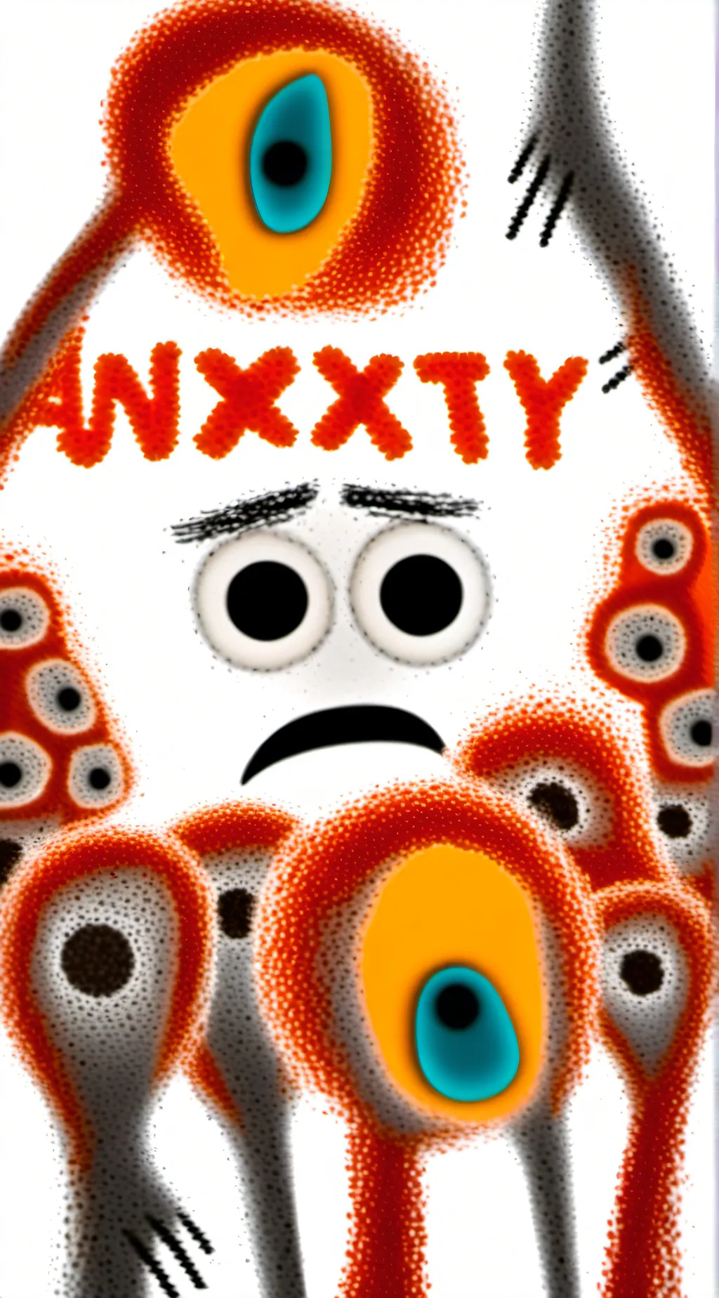 ai character: Anxiety  background