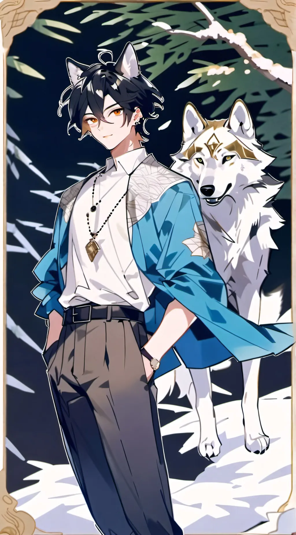ai character: Levi background