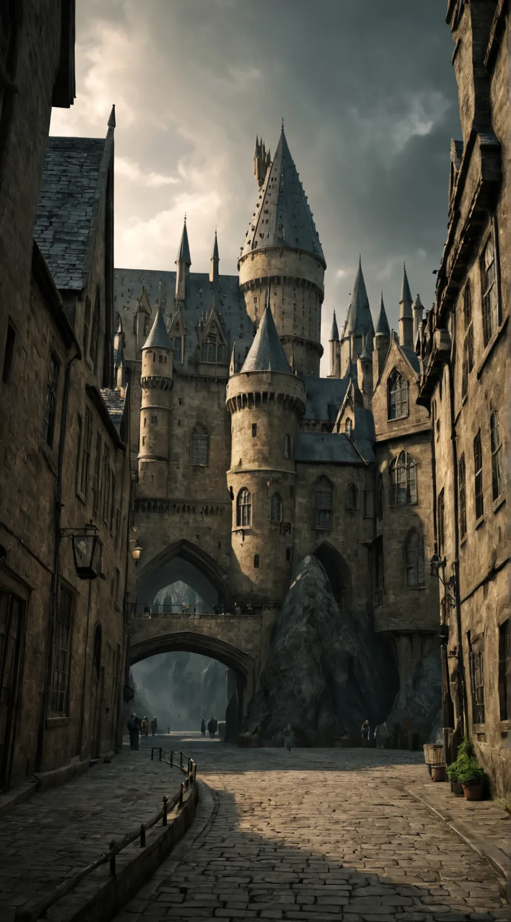 ai character: London potter background