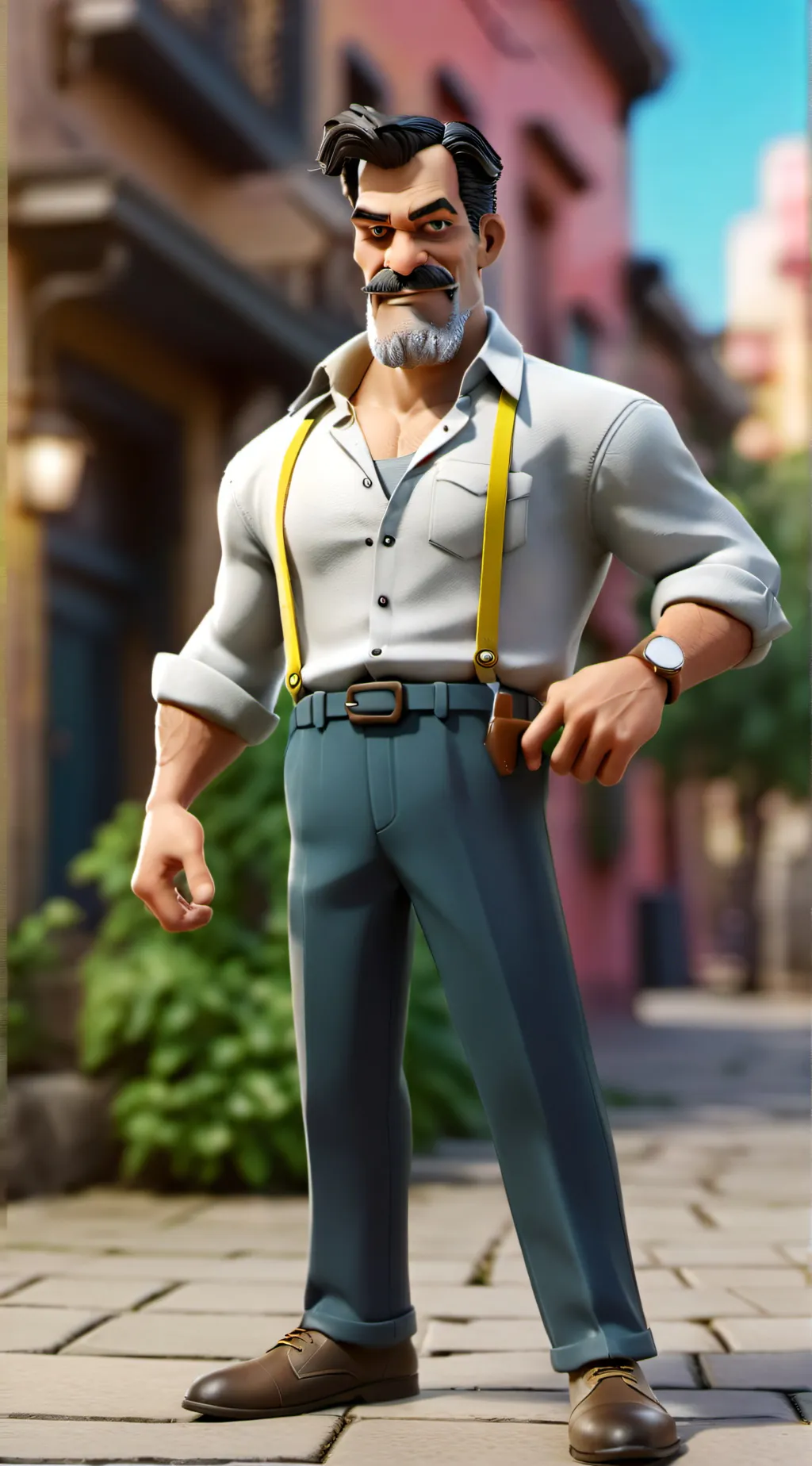 ai character: rick background