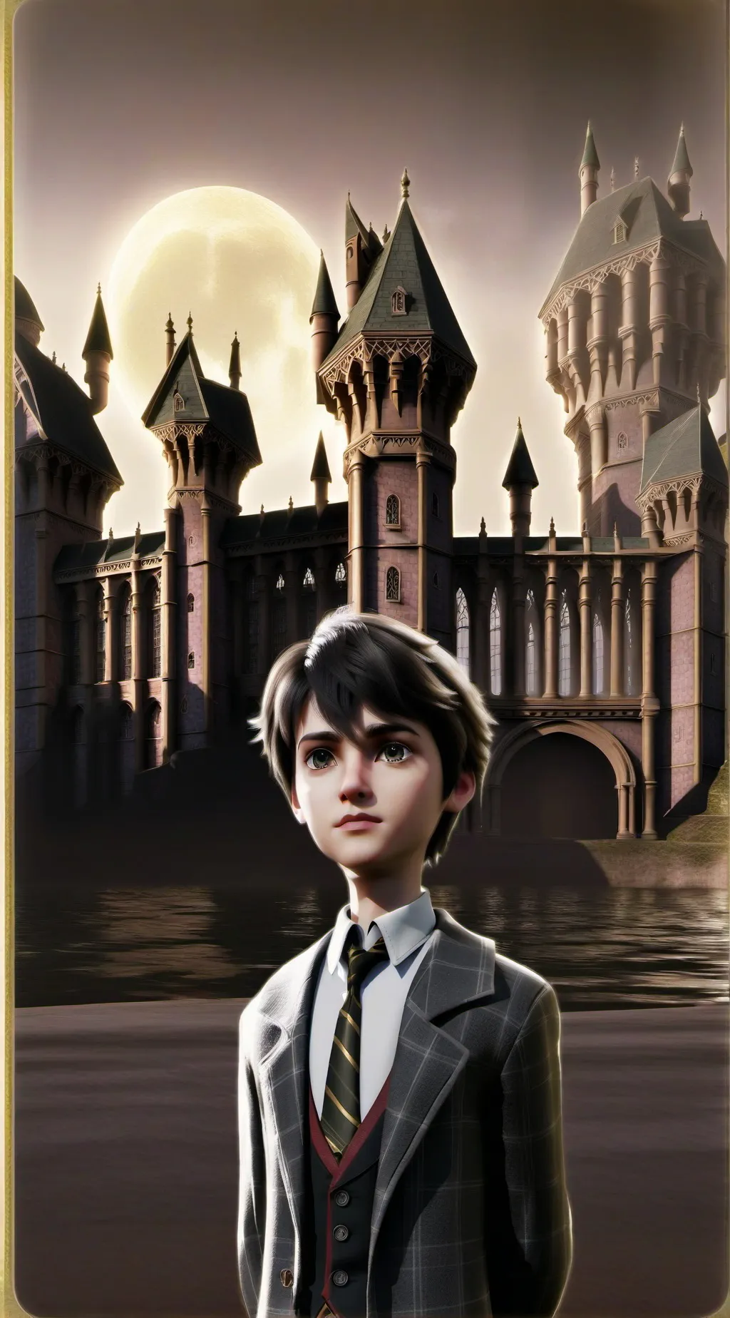 ai character: Hogwarts background