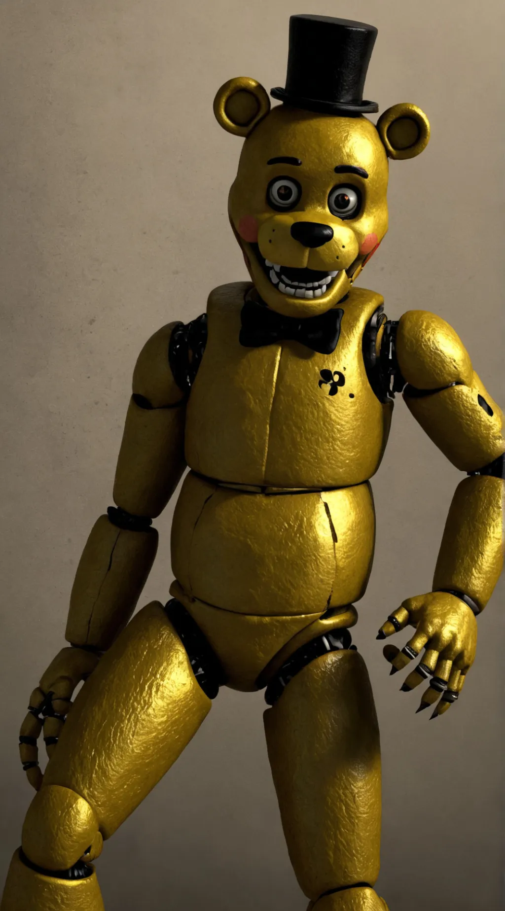 ai character: Golden Freddy background