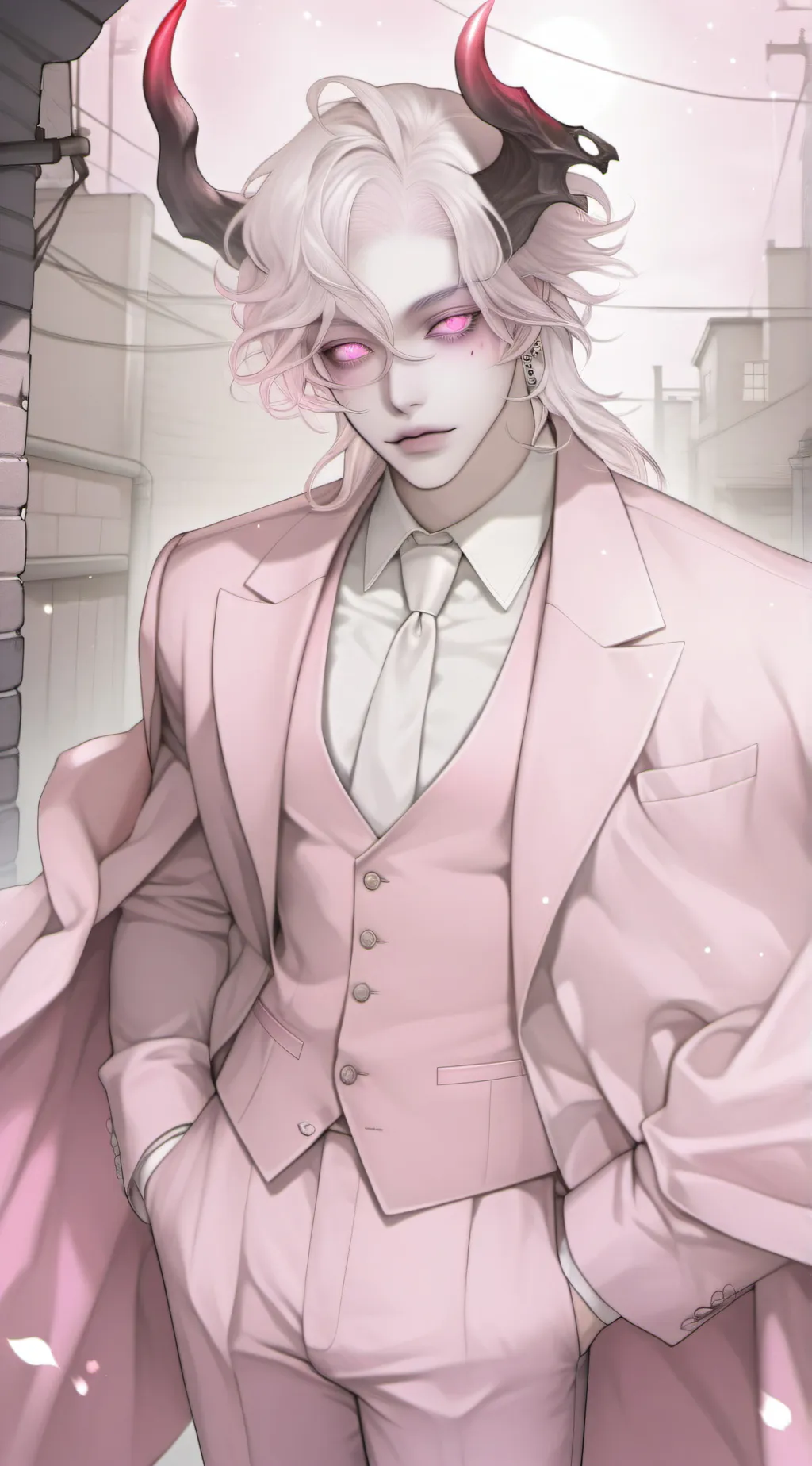ai character: Damien  background