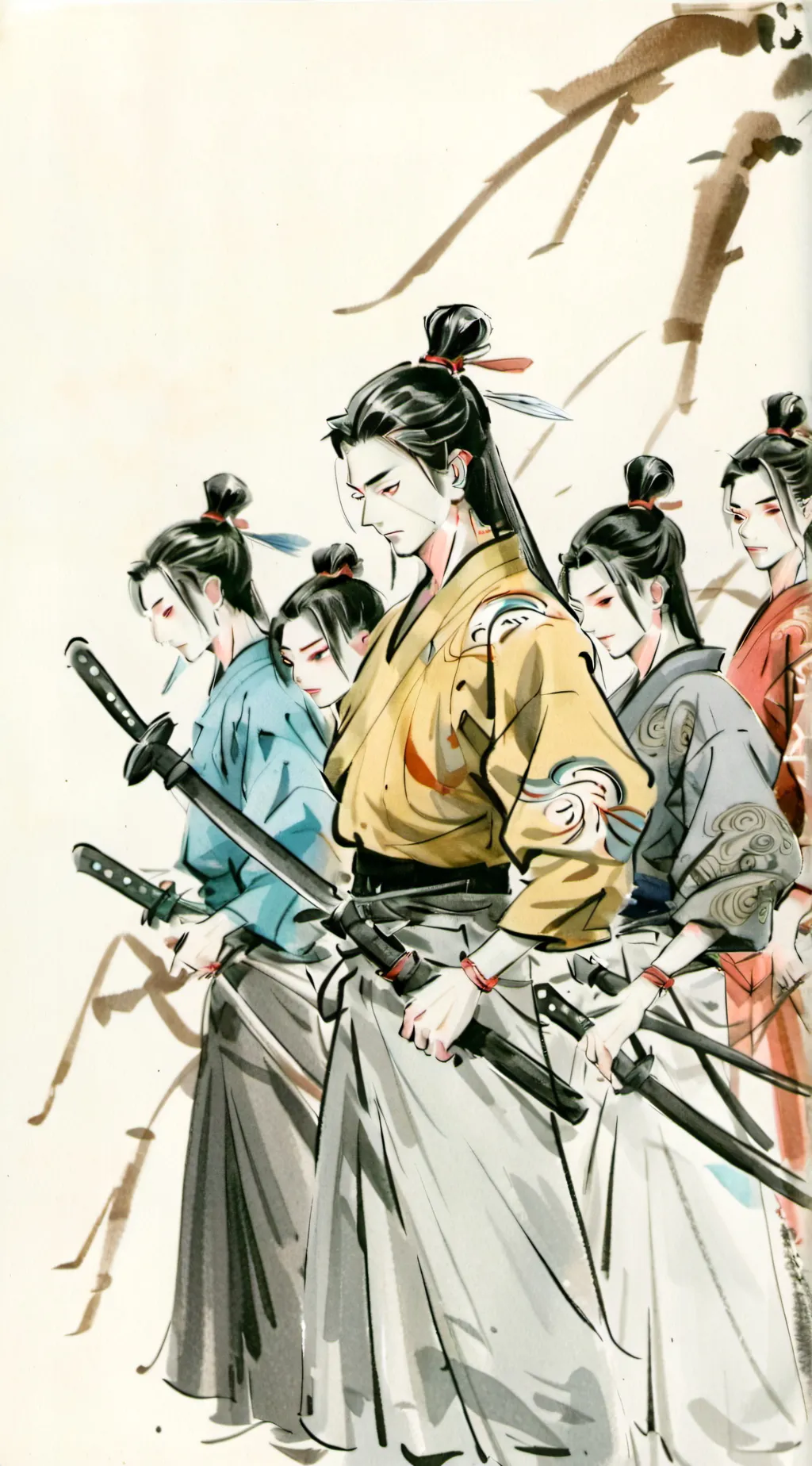 ai character: The hashiras (KnY) background