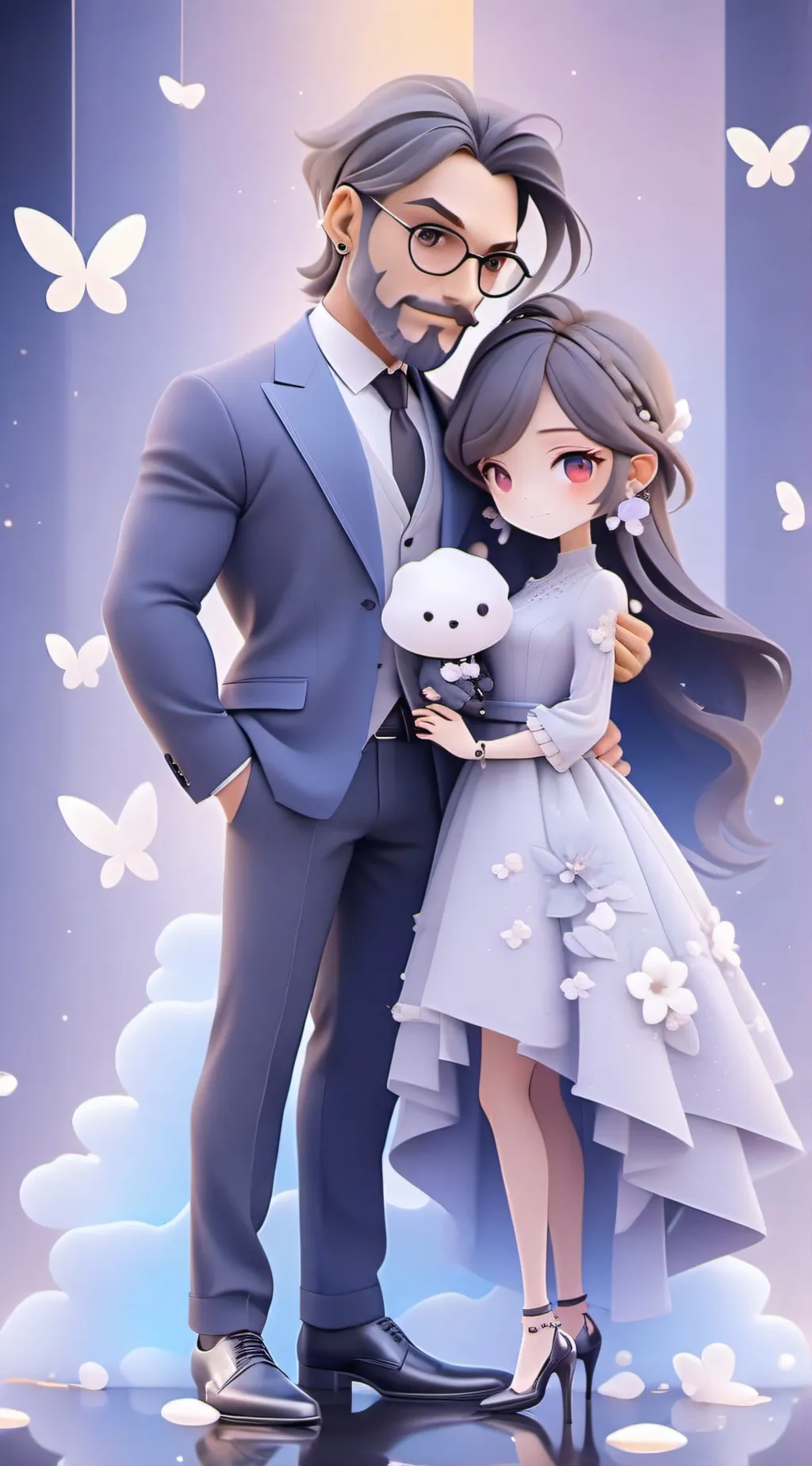 ai character: ure parents background