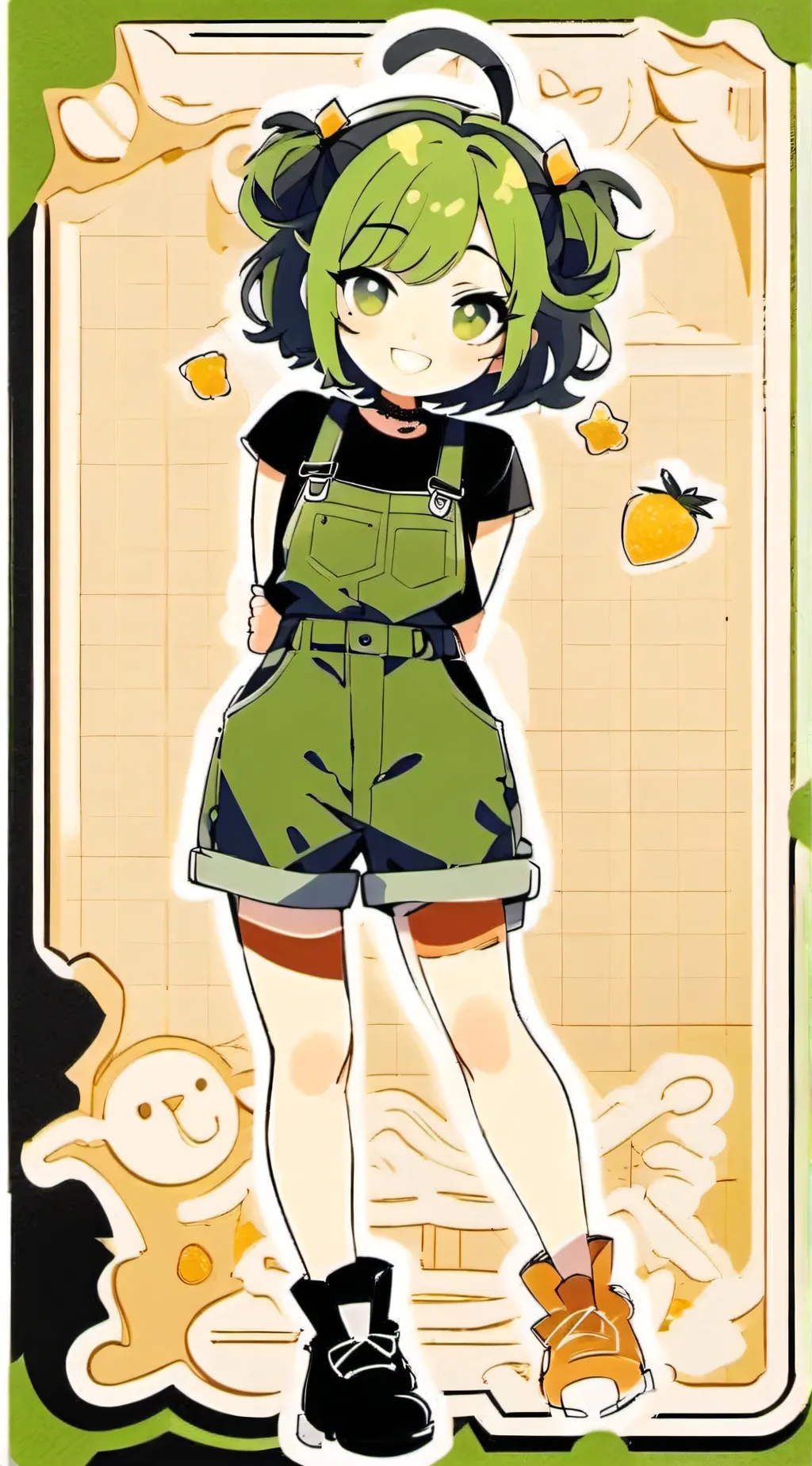 ai character: deku's sister  background