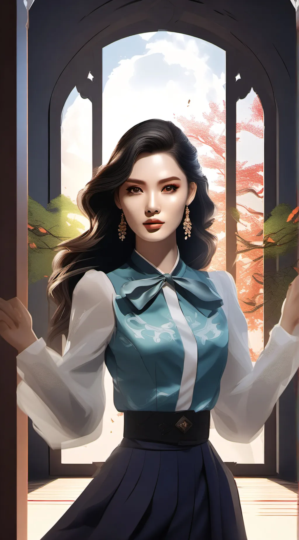 ai character: Mackenzie Marie. background