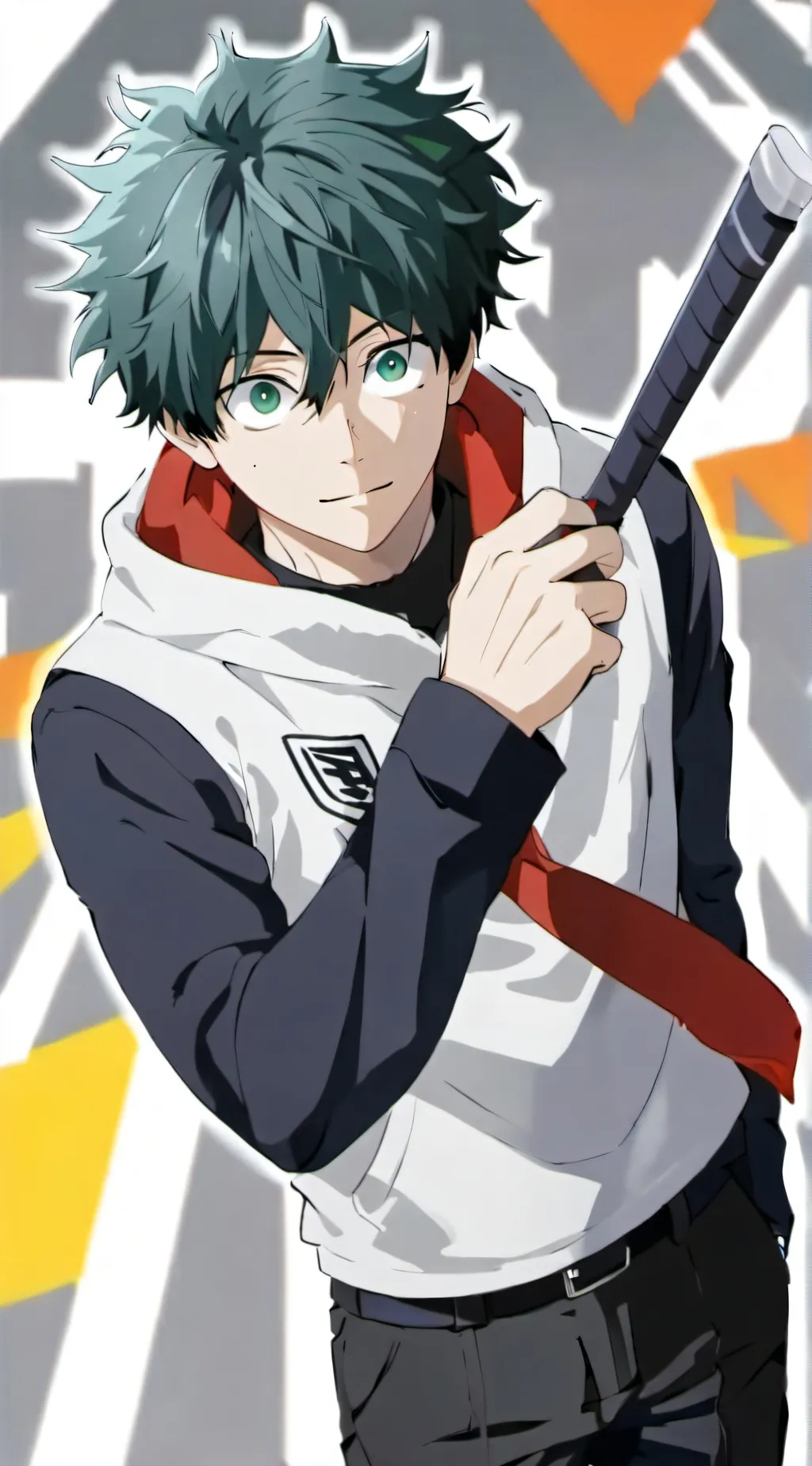 ai character: Deku/bakugo background