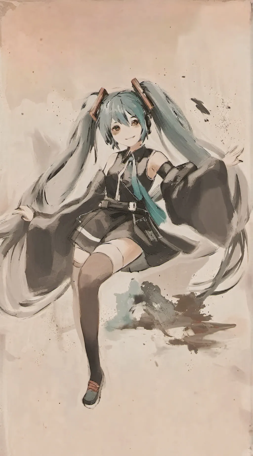 ai character: Miku discord! background