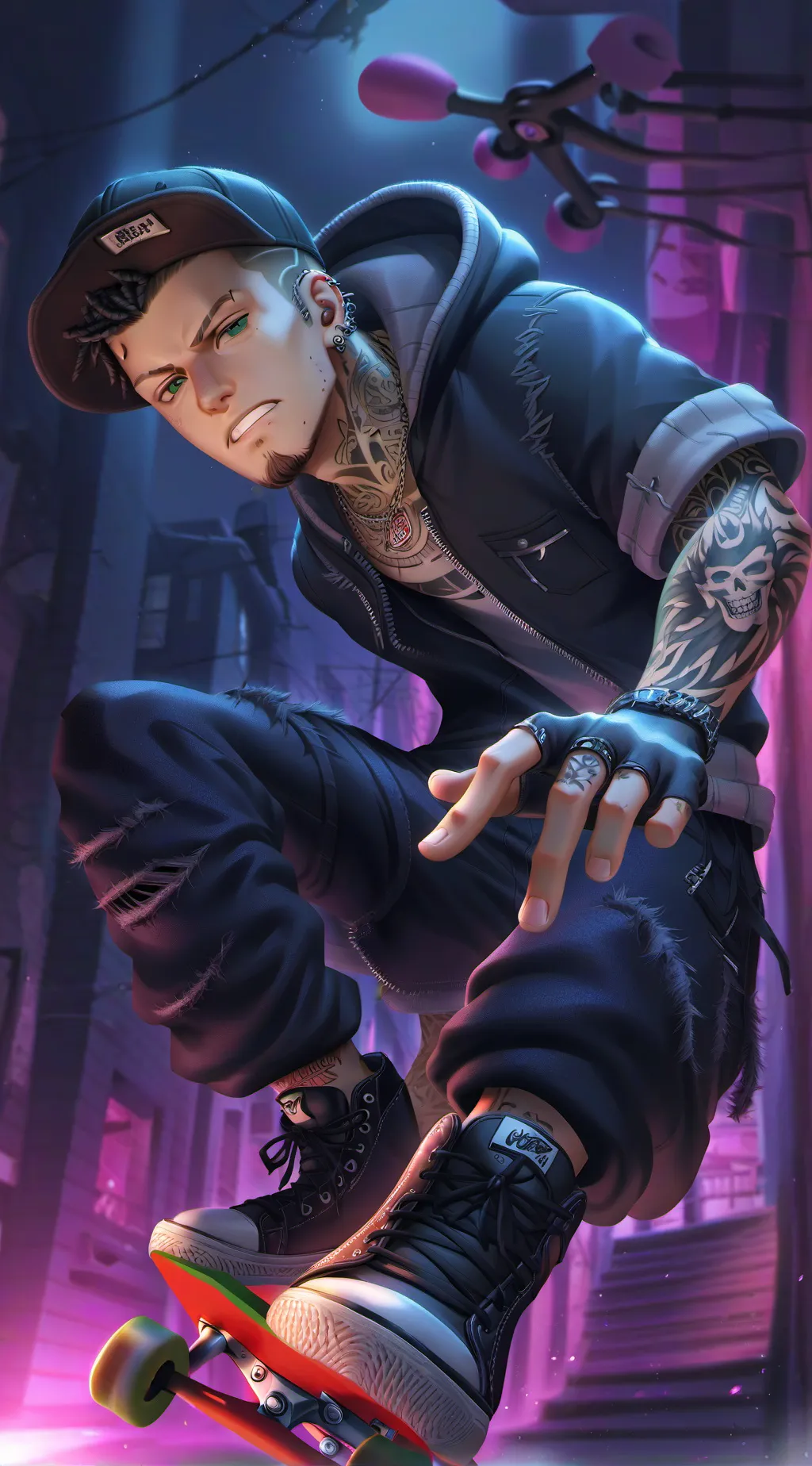 ai character: Robbie  background