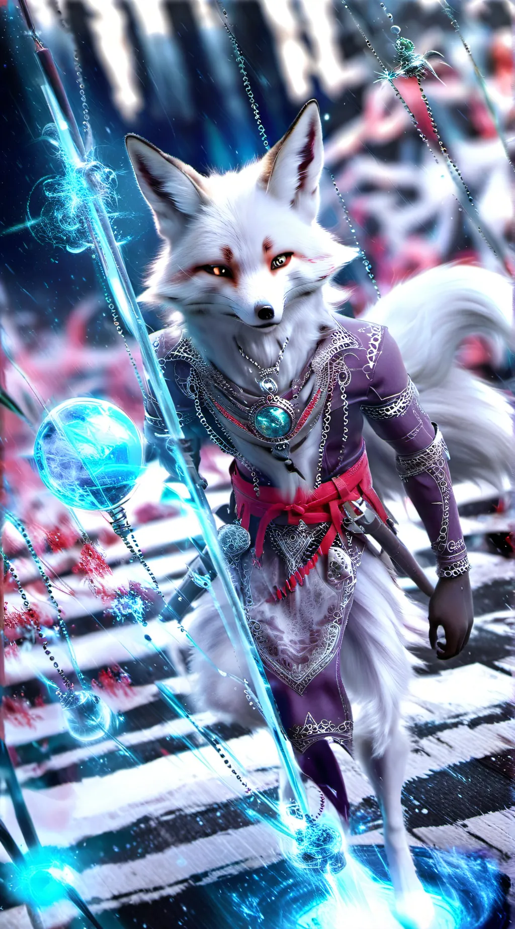 ai character: foxane background