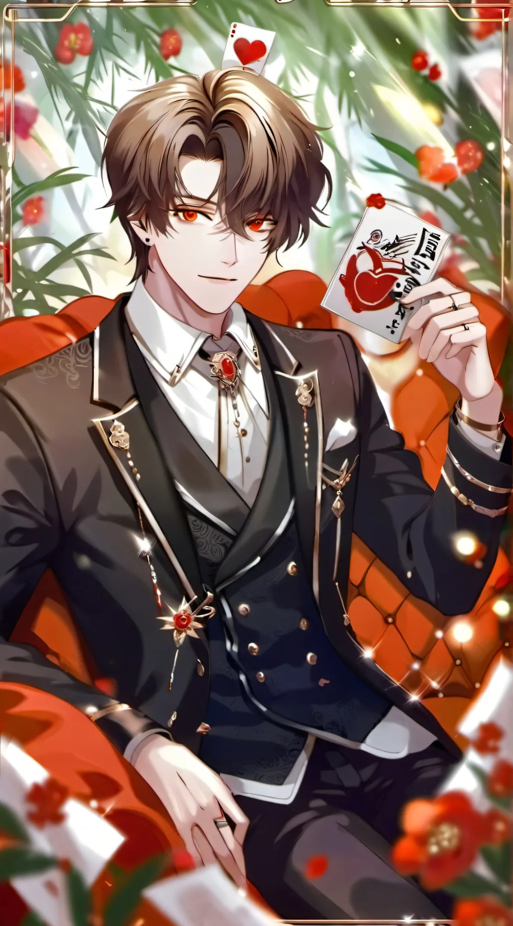 ai character: hot Crush  background